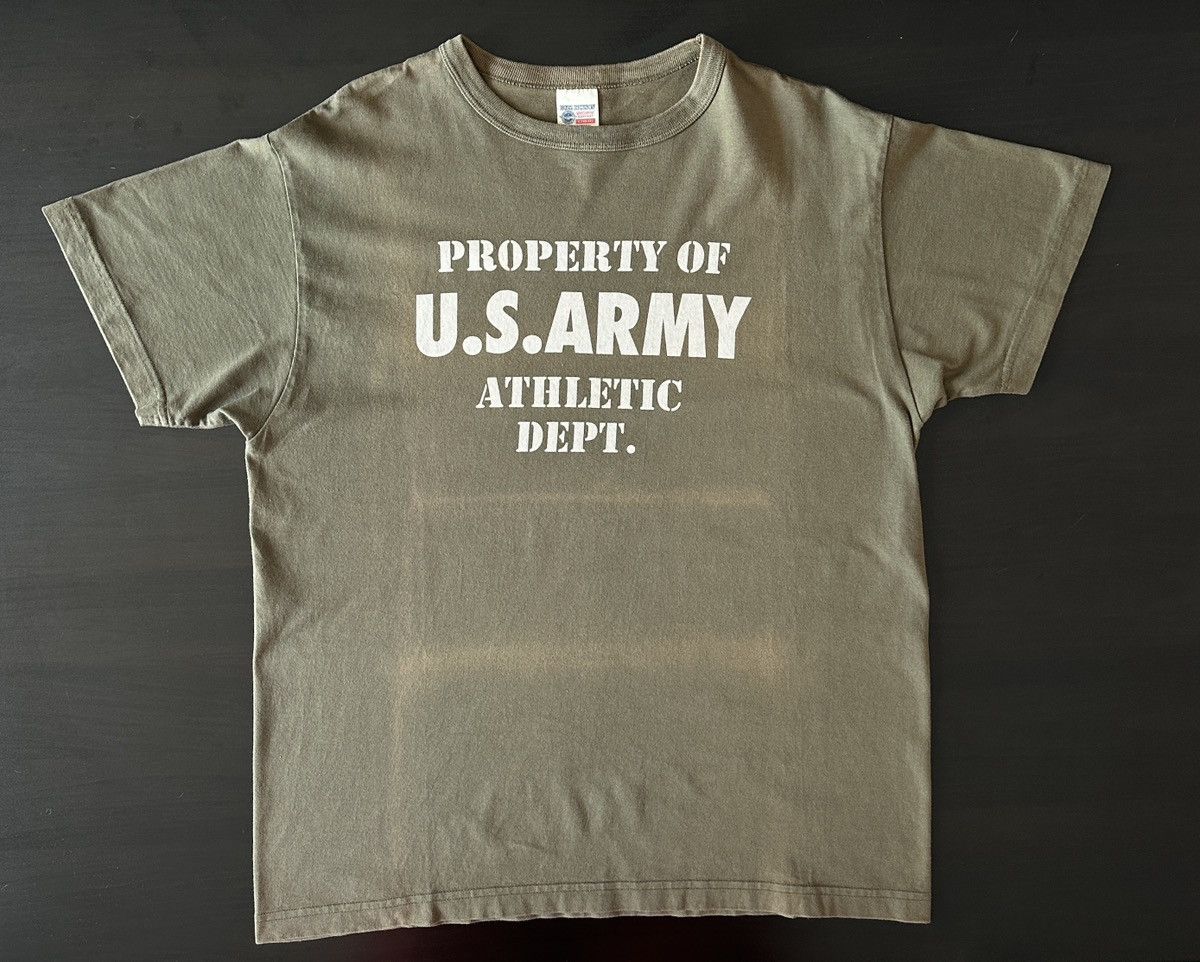 Buzz Rickson's Buzz Rickson’s U.S. Army Athletic Dept. Tee Size US L / EU 52-54 / 3 - 1 Thumbnail