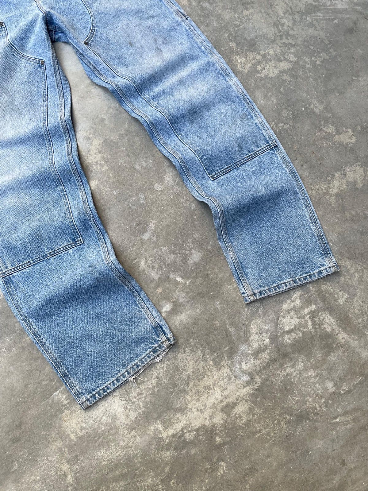 Carhartt Faded Dark Stone Carhartt Doublekne B73-BDST🪡Grunge Size US 32 / EU 48 - 4 Thumbnail
