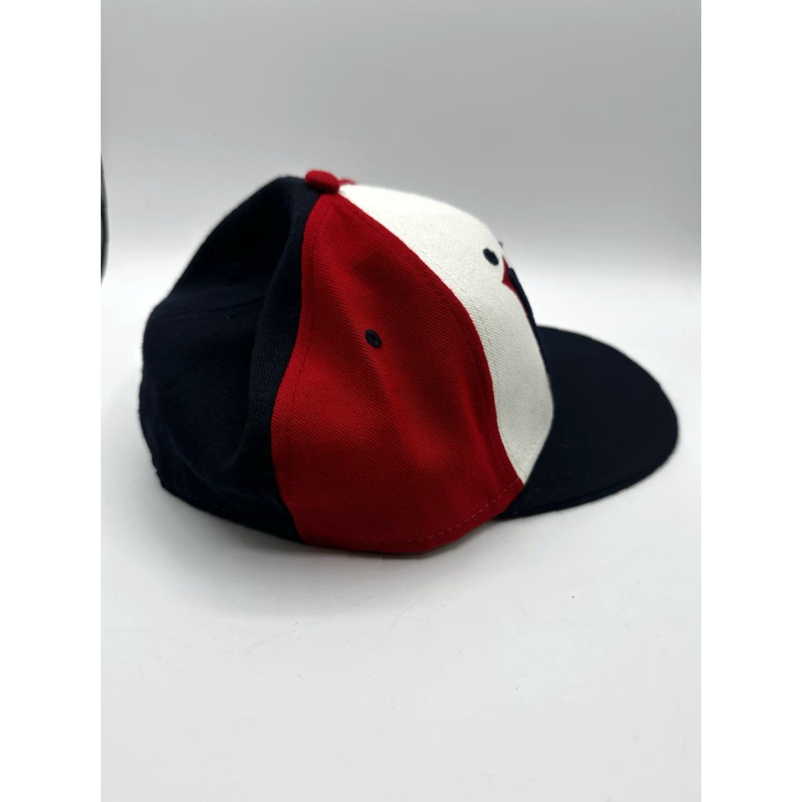 Logo 7 VTG The Game Pro Fitted Hat 7 1/4 Blue USA Logo Cap Mens Cap Size ONE SIZE - 6 Thumbnail
