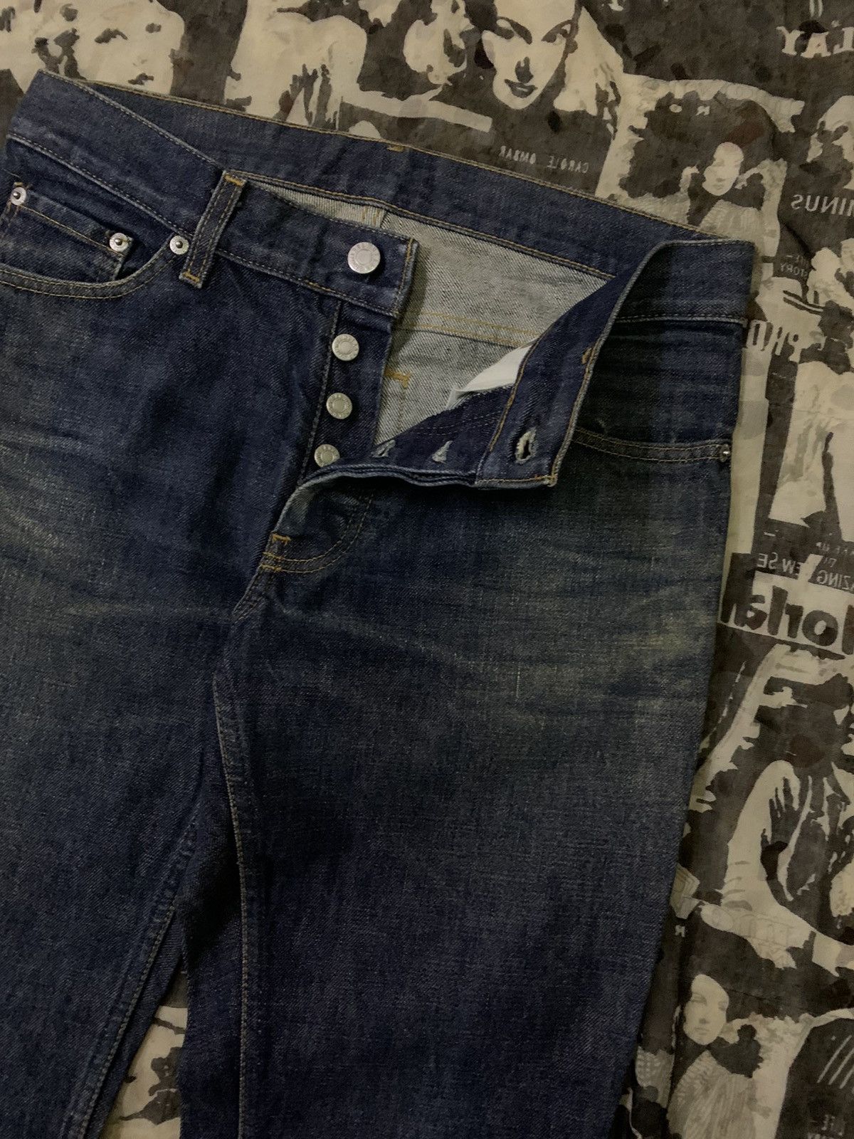 Helmut Lang 💥Avant Garde Vintage 90s Helmut Lang Classic Denim Size US 30 / EU 46 - 5 Thumbnail