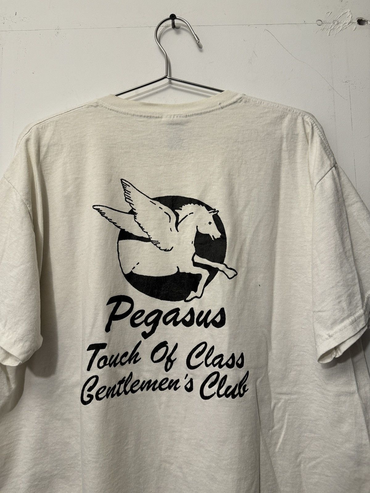 Vintage Pegasus Strip Club Faded Thrashed Shirt ERD Grunge Size US XL / EU 56 / 4 - 9 Thumbnail