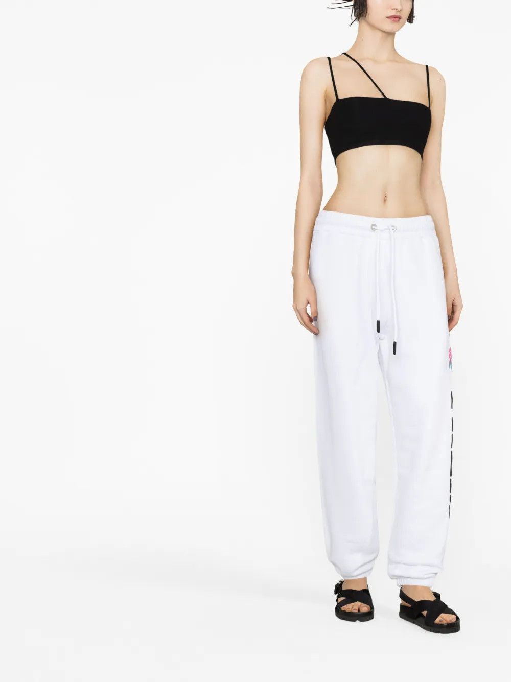 Palm Angels o1y1125 Jogger in White Size 28" / US 6 / IT 42 - 2 Thumbnail