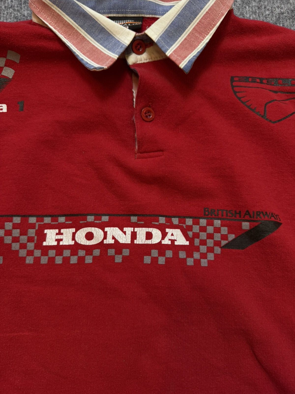 Vintage Vintage sweatshirt Racing Formula 1 Honda baggy 80’s Size US XXL / EU 58 / 5 - 3 Thumbnail
