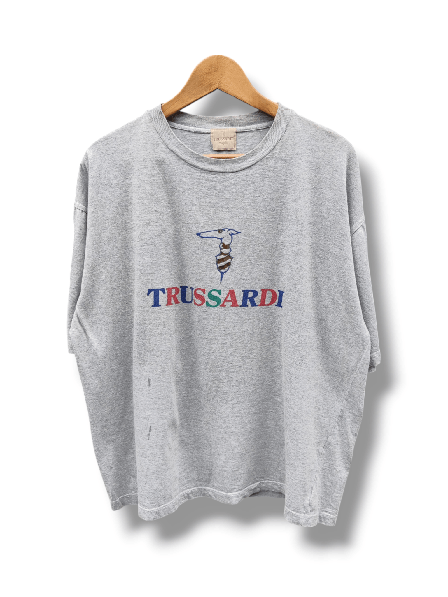 Other 🔥Offer Me🔥 Vintage Trussardi Italy Spellout Shirt Size US M / EU 48-50 / 2 - 1 Thumbnail
