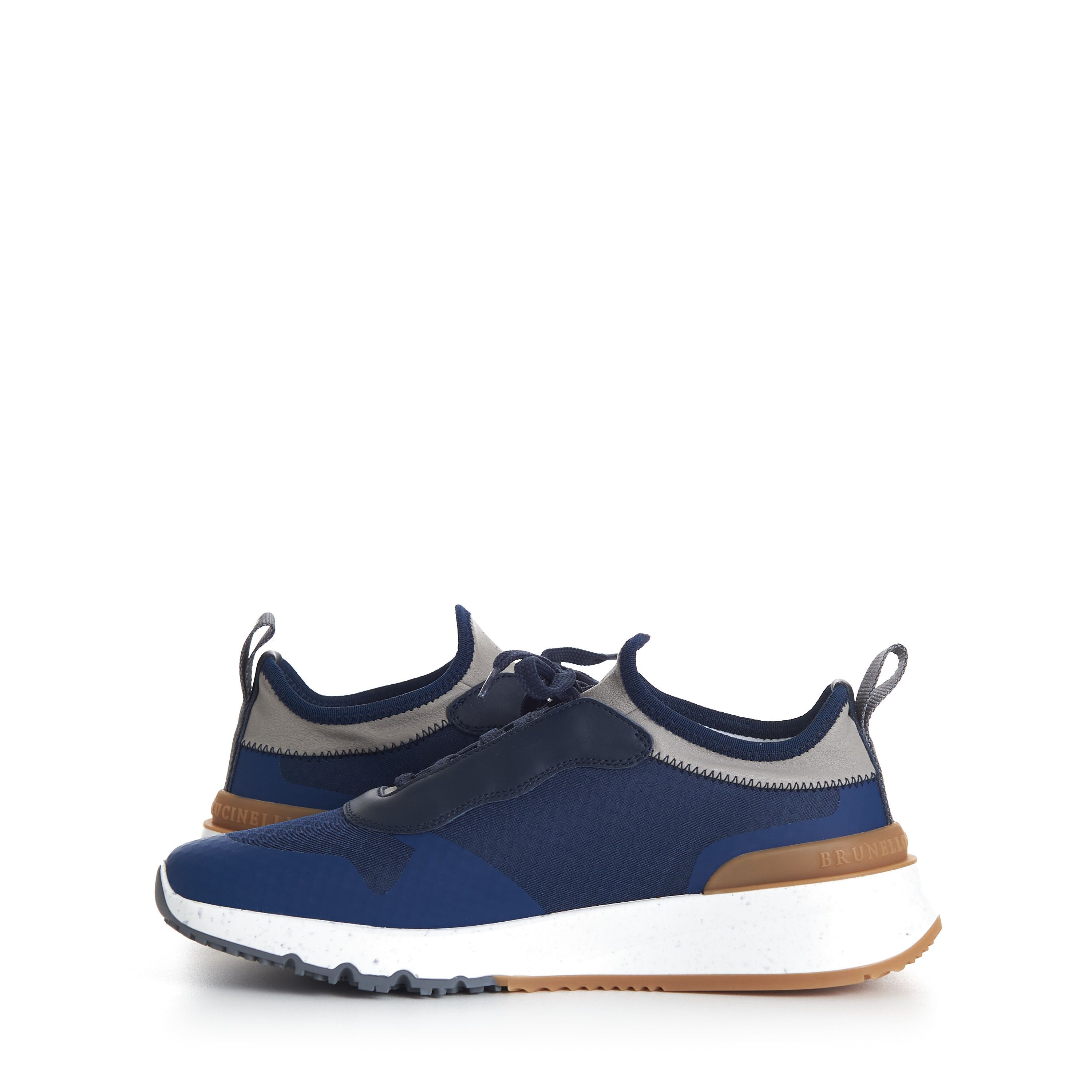 Brunello Cucinelli Navy Blue Low Top Runners Sneakers - Size 8,5 Size US 8.5 / EU 41-42 - 9 Thumbnail