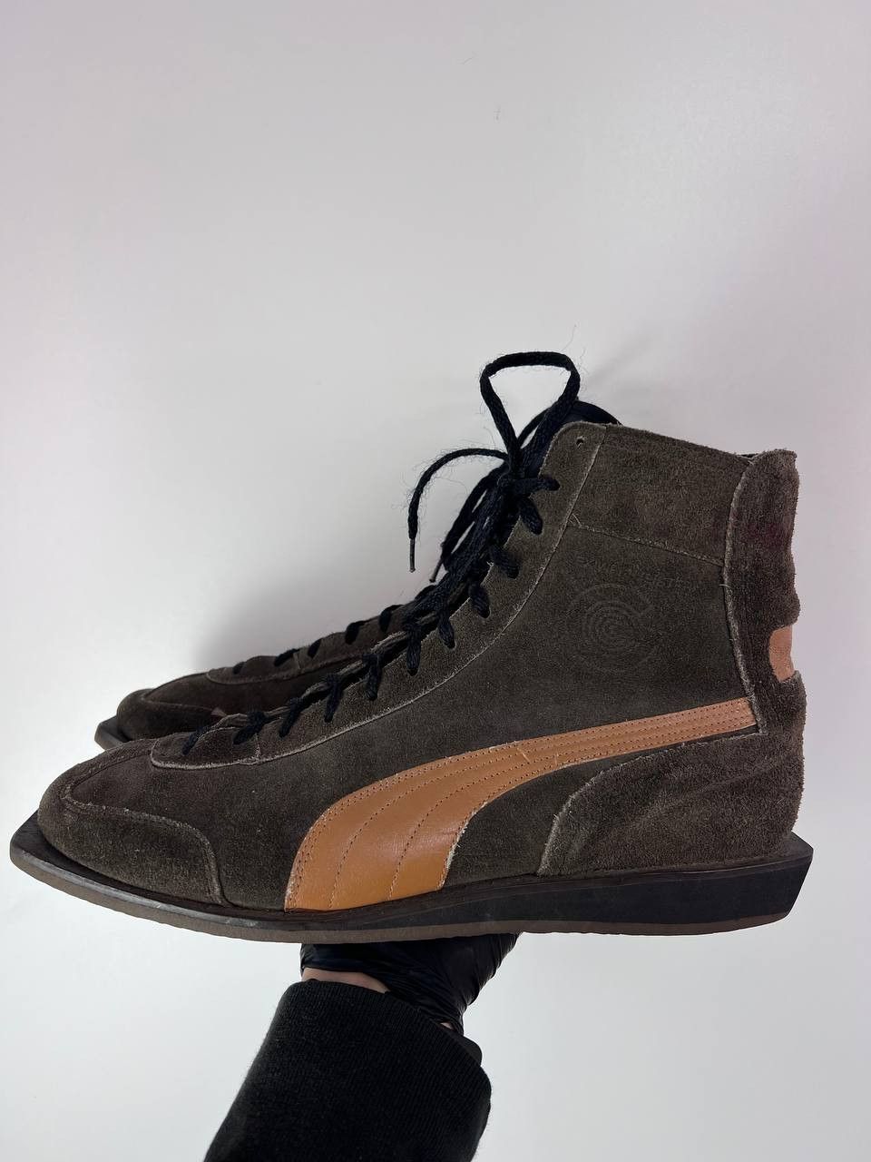 Puma RARE Puma 70s Ex Weltmeister Hi-Top Sneakers Size 9/5 Size US 9.5 / EU 42-43 - 2 Thumbnail