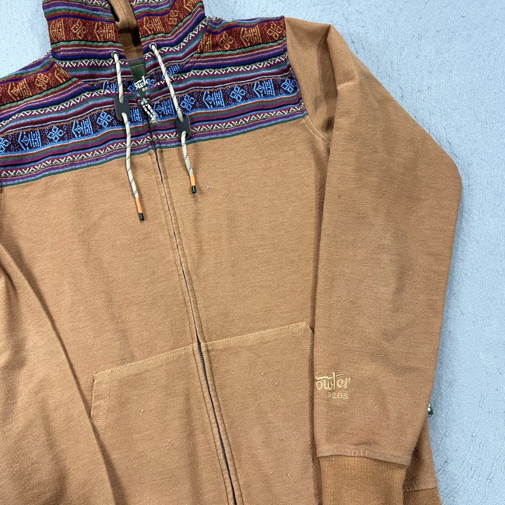 Howler Brothers Howler Brothers Hoodie Mens Small Orange Shaman Yoke Zip Sweatshirt Aztec Hiking Size US S / EU 44-46 / 1 - 3 Thumbnail