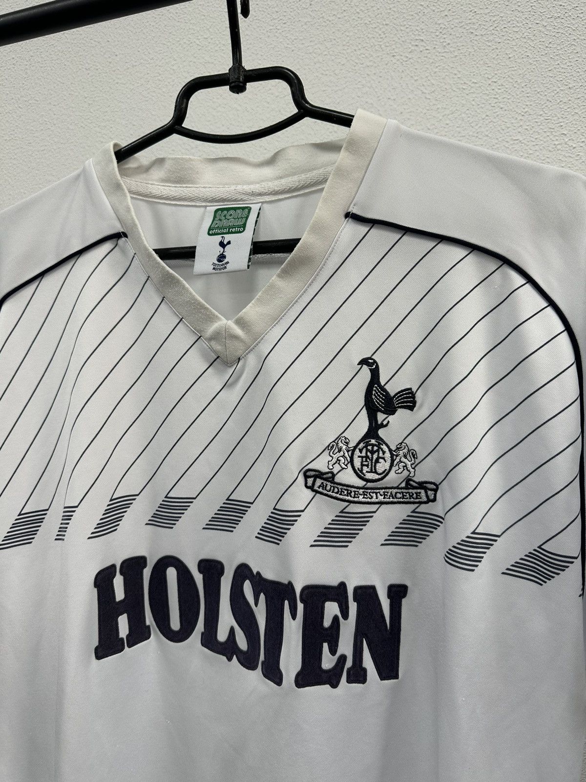 Official Vintage Score Draw Tottenham Jersey