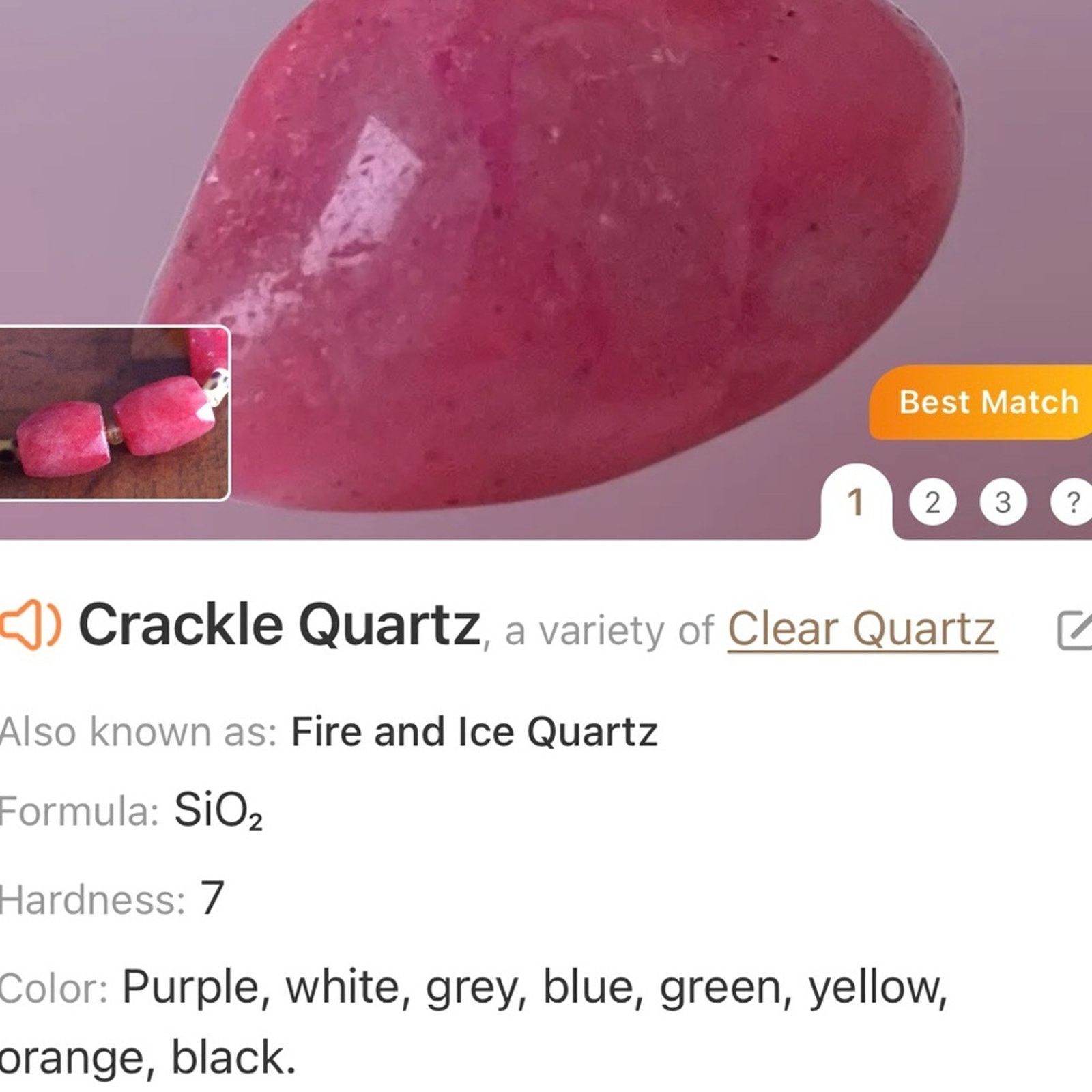 Handmade Fire and Ice crackle quartz faceted stone 925 necklace Size ONE SIZE - 11 Thumbnail