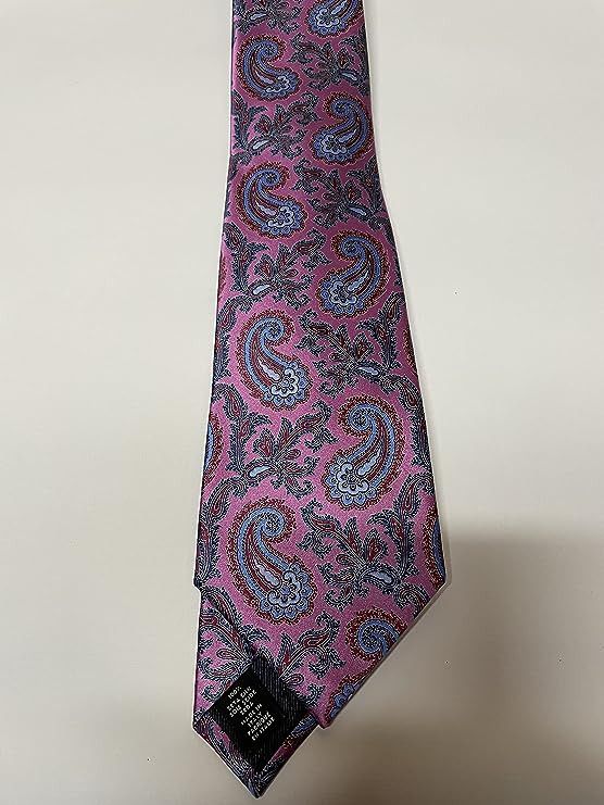 Ermenegildo Zegna Ermenegildo Zegna Pink Paisley Silk Tie Size ONE SIZE - 6 Thumbnail