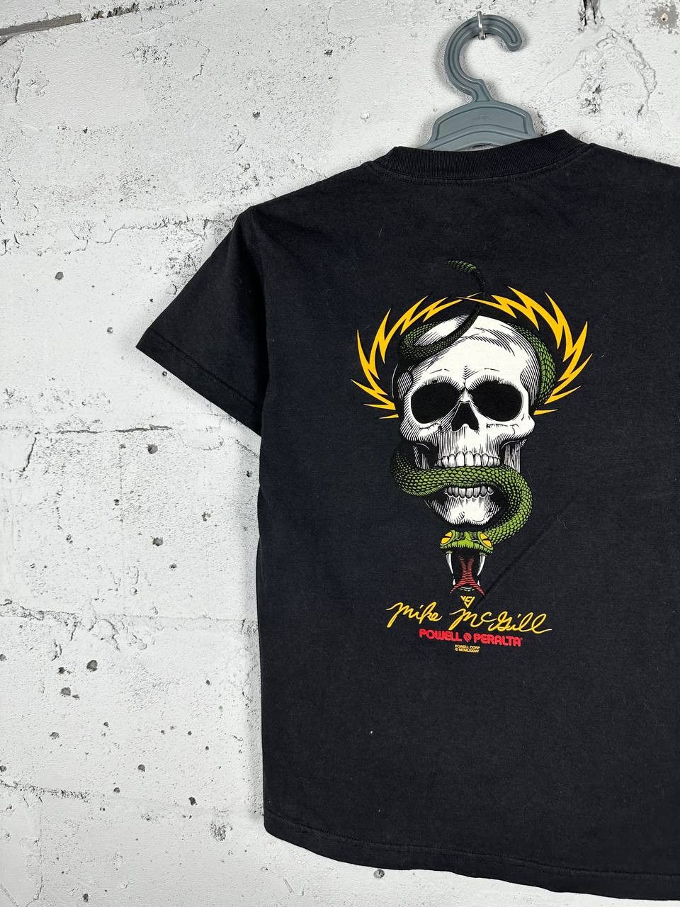 Powell Peralta × Vintage Vintage Powell Peralta Mike McGill Skate Tee Faded Black Size US S / EU 44-46 / 1 - 7 Thumbnail