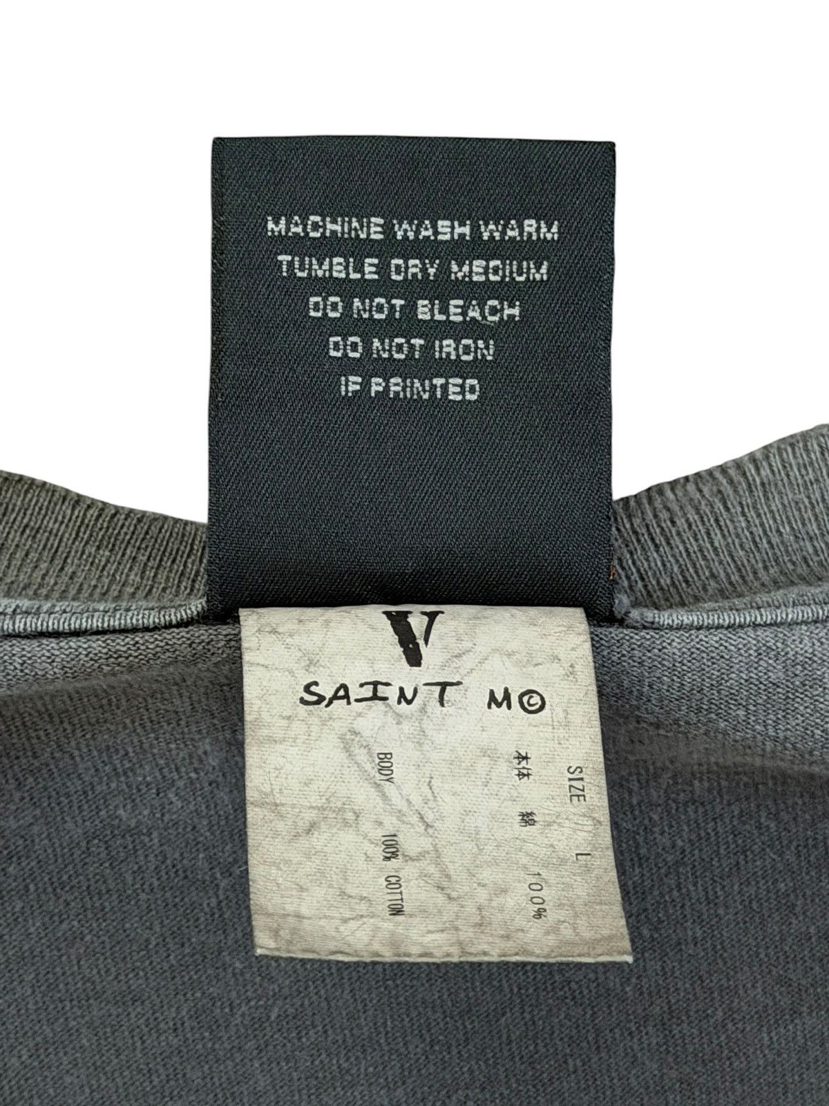 Saint Michael Saint Michael Vlone Heaven & Hell Longsleeve Tee Size US L / EU 52-54 / 3 - 8 Thumbnail