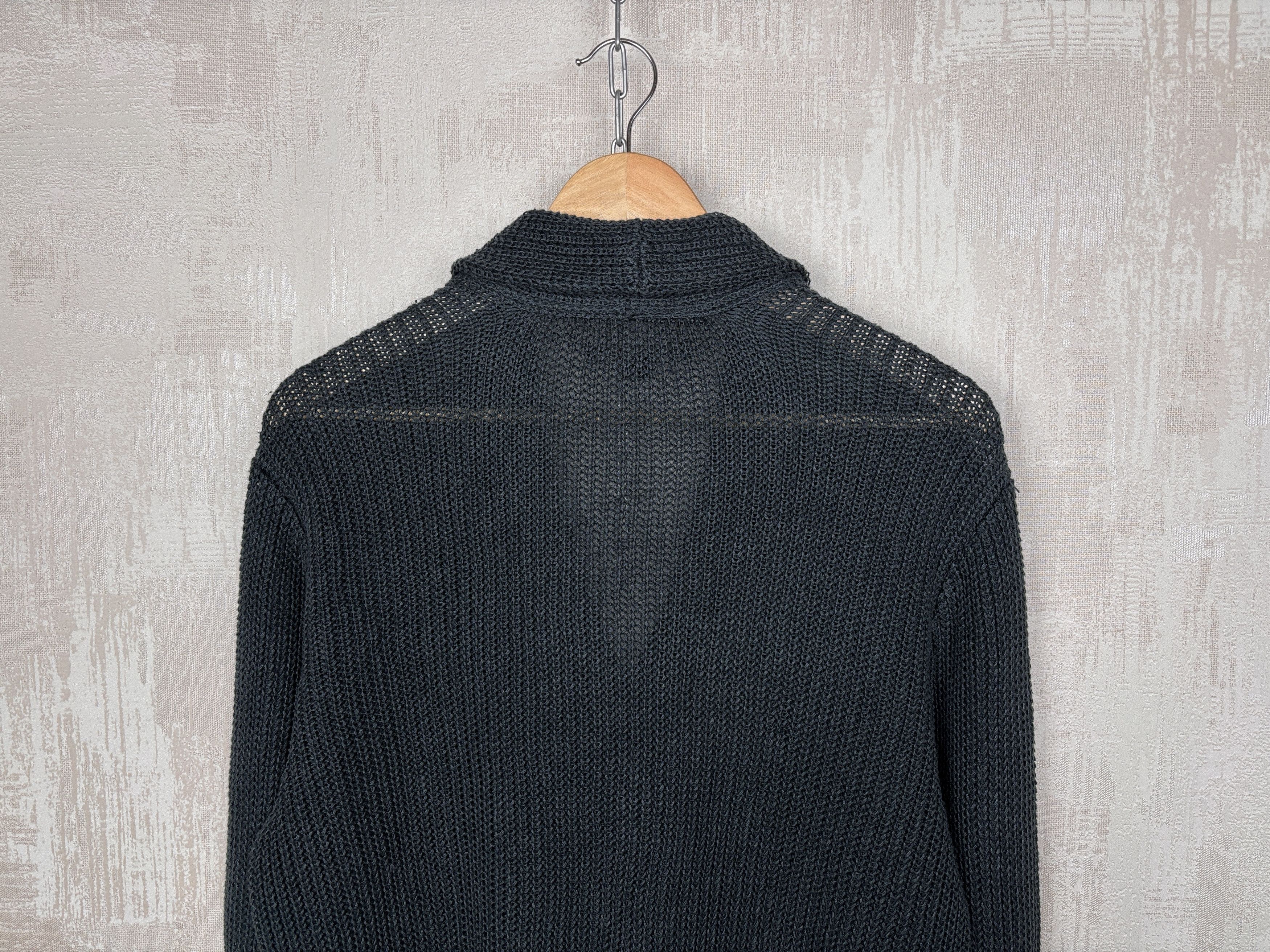 John Varvatos John Varvatos U.S.A. Linen Shawl Collar Cardigan Sweater Size US L / EU 52-54 / 3 - 19 Thumbnail