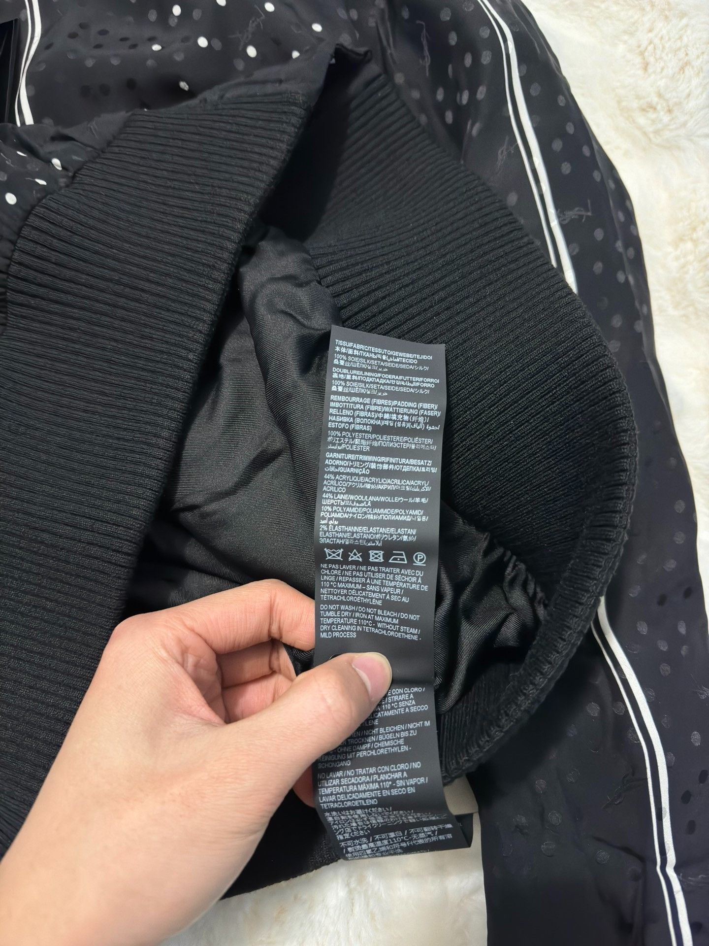 Saint Laurent Paris Saint laurent dark lines and full logo jacket 2501-Nextarro Size US M / EU 48-50 / 2 - 4 Thumbnail