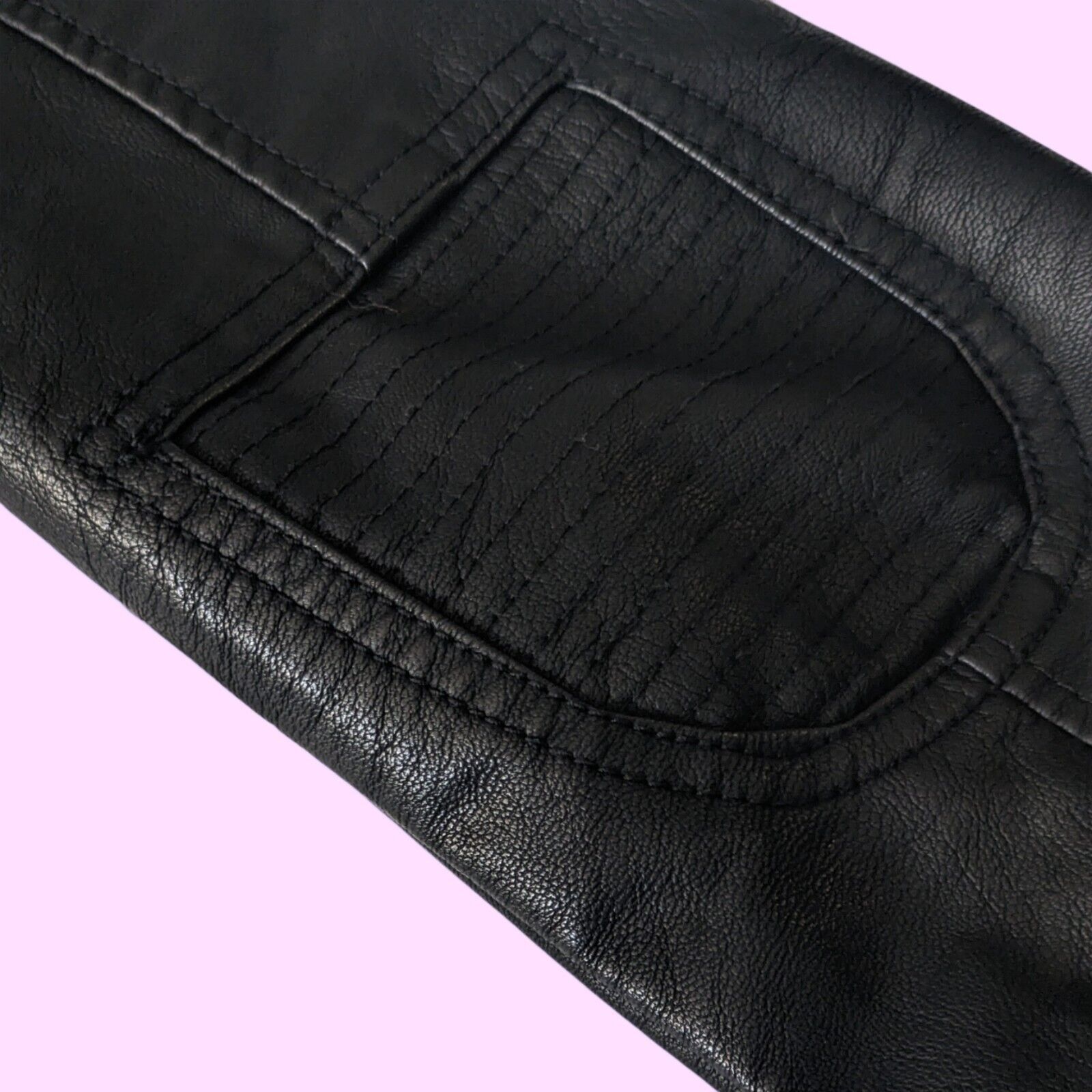 Other Ci Sono Black Faux Leather Biker Size Junior Medium. Zipper Size M / US 6-8 / IT 42-44 - 3 Thumbnail