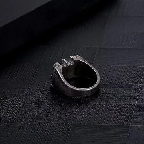 Jewelry Kizuki x Maria “Fuck You” Punk Stainless Steel Ring Size ONE SIZE - 2 Thumbnail