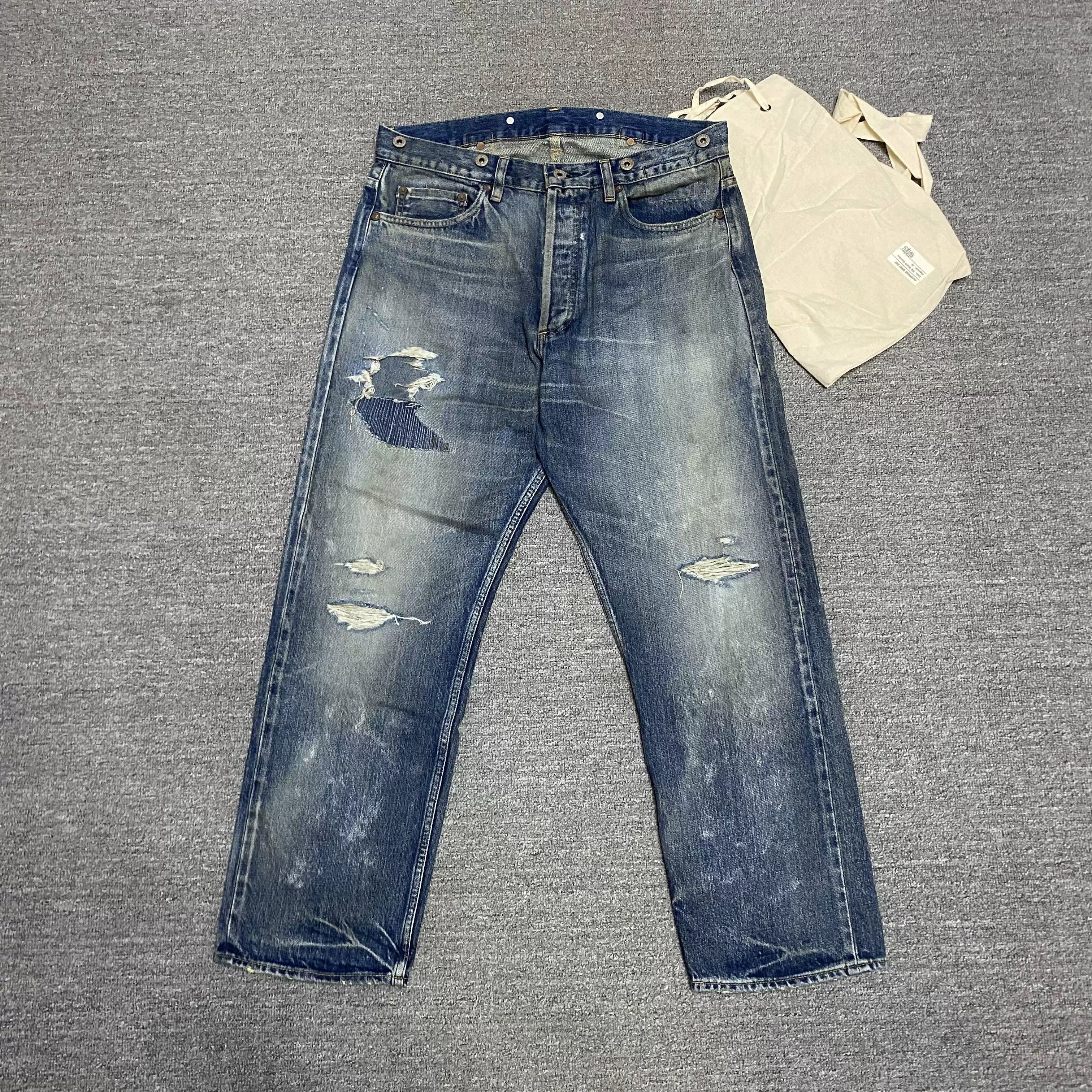 Madness MADNESS 24AW Made in Japan Washed Distressed Jeans Size US 31 - 1 Thumbnail