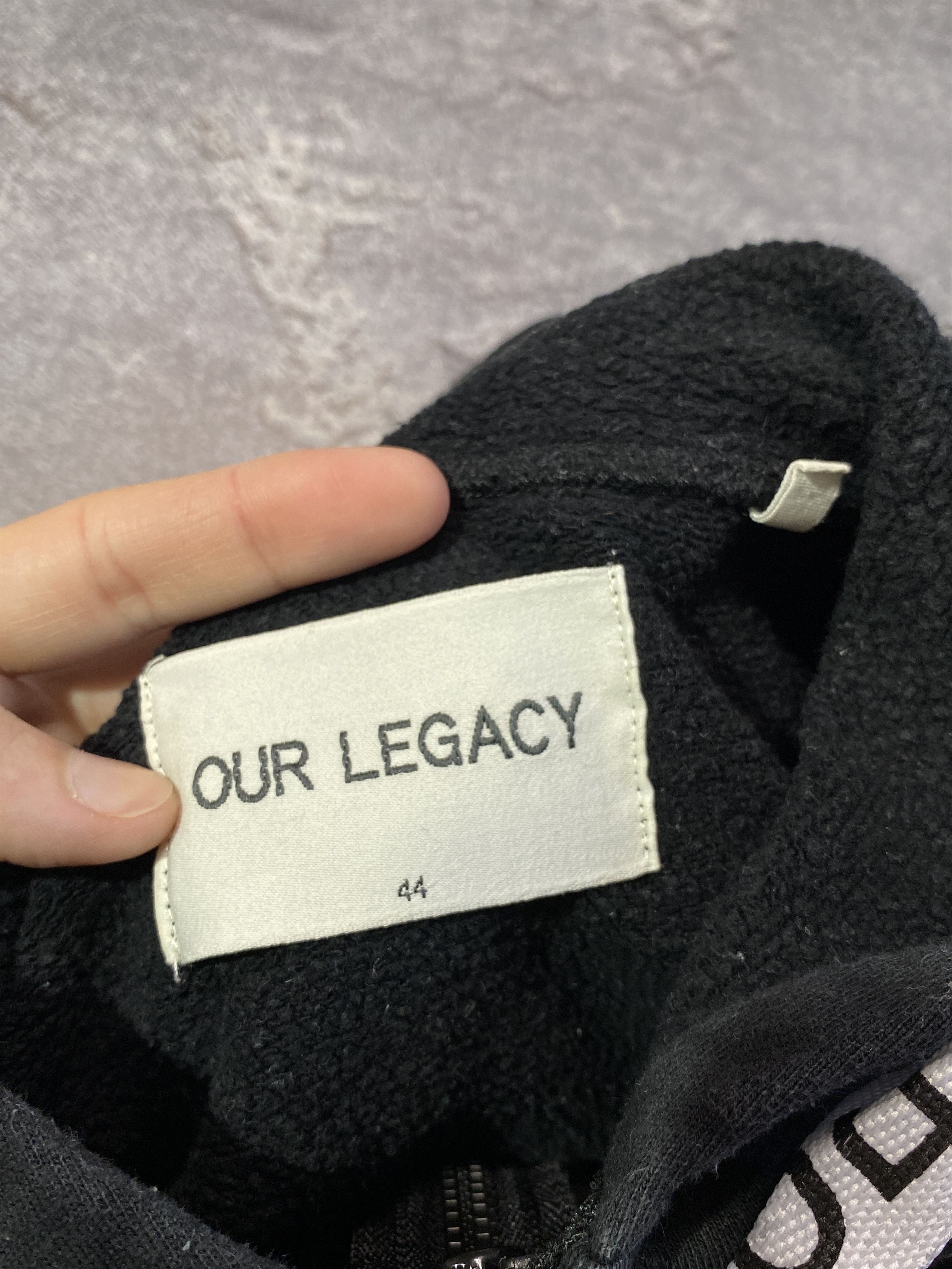 Our Legacy Our Legacy ASSISTENZA Black Hoodie Size US XS / EU 42 / 0 - 4 Thumbnail