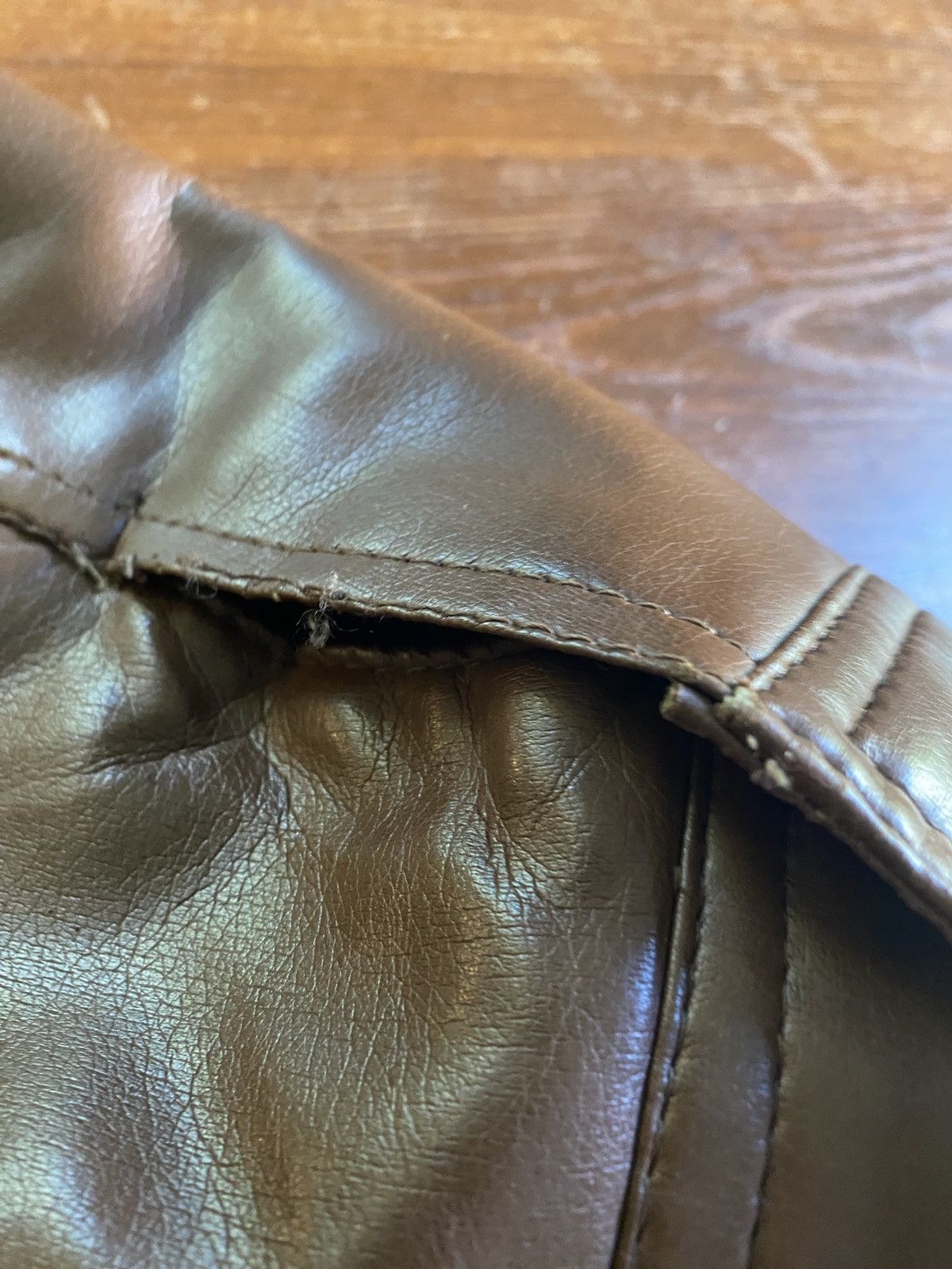 Sears Vintage 60’s Sears Brown Pleather Faux Fur Retro Jacket Size US L / EU 52-54 / 3 - 19 Thumbnail