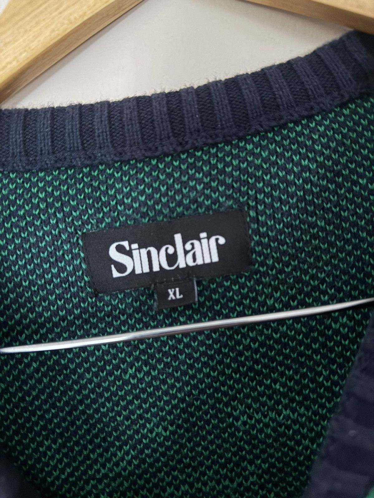 Sinclair Global Sinclair intarsia knit sweater XL Size US XL / EU 56 / 4 - 3 Thumbnail