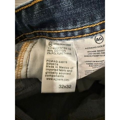 AG Adriano Goldschmied Adriano Goldschmied AG The Graduate Tailored Leg Jeans 32x32 Size US 32 / EU 48 - 6 Thumbnail