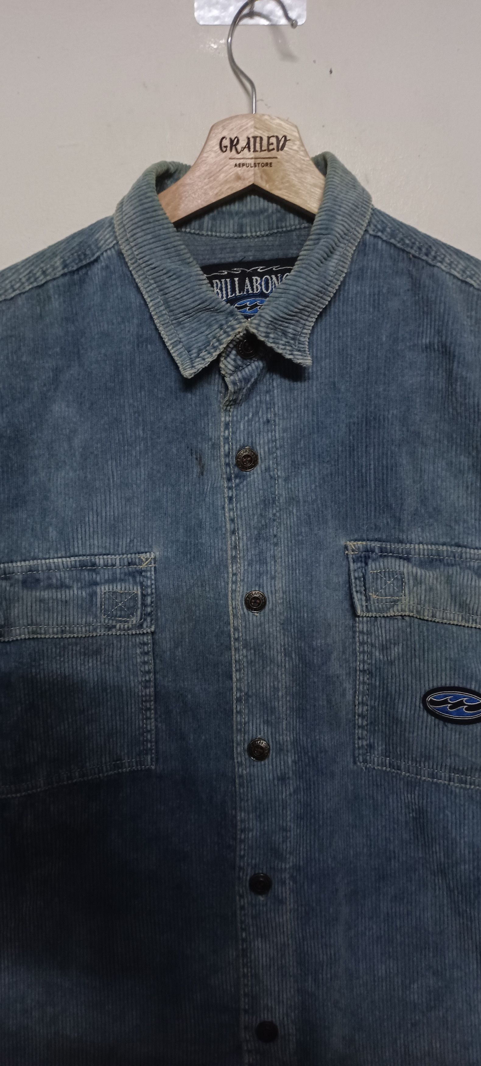 Billabong Vintage 90s Billabong Corduroy Jacket Size US M / EU 48-50 / 2 - 6 Thumbnail