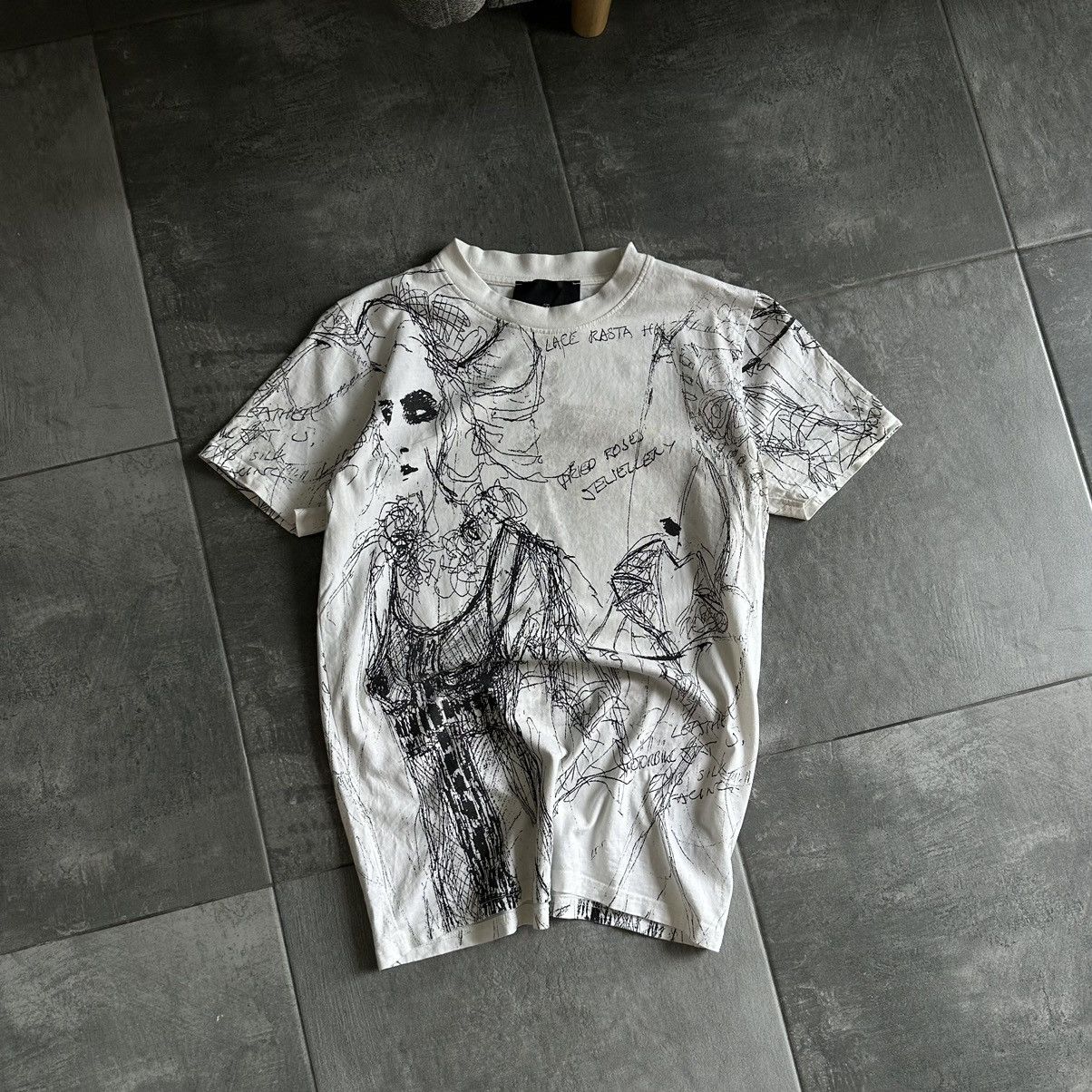John Richmond Vintage Japanese Style John Richmond T-shirts Overprint Y2K Size S / US 4 / IT 40 - 1 Thumbnail