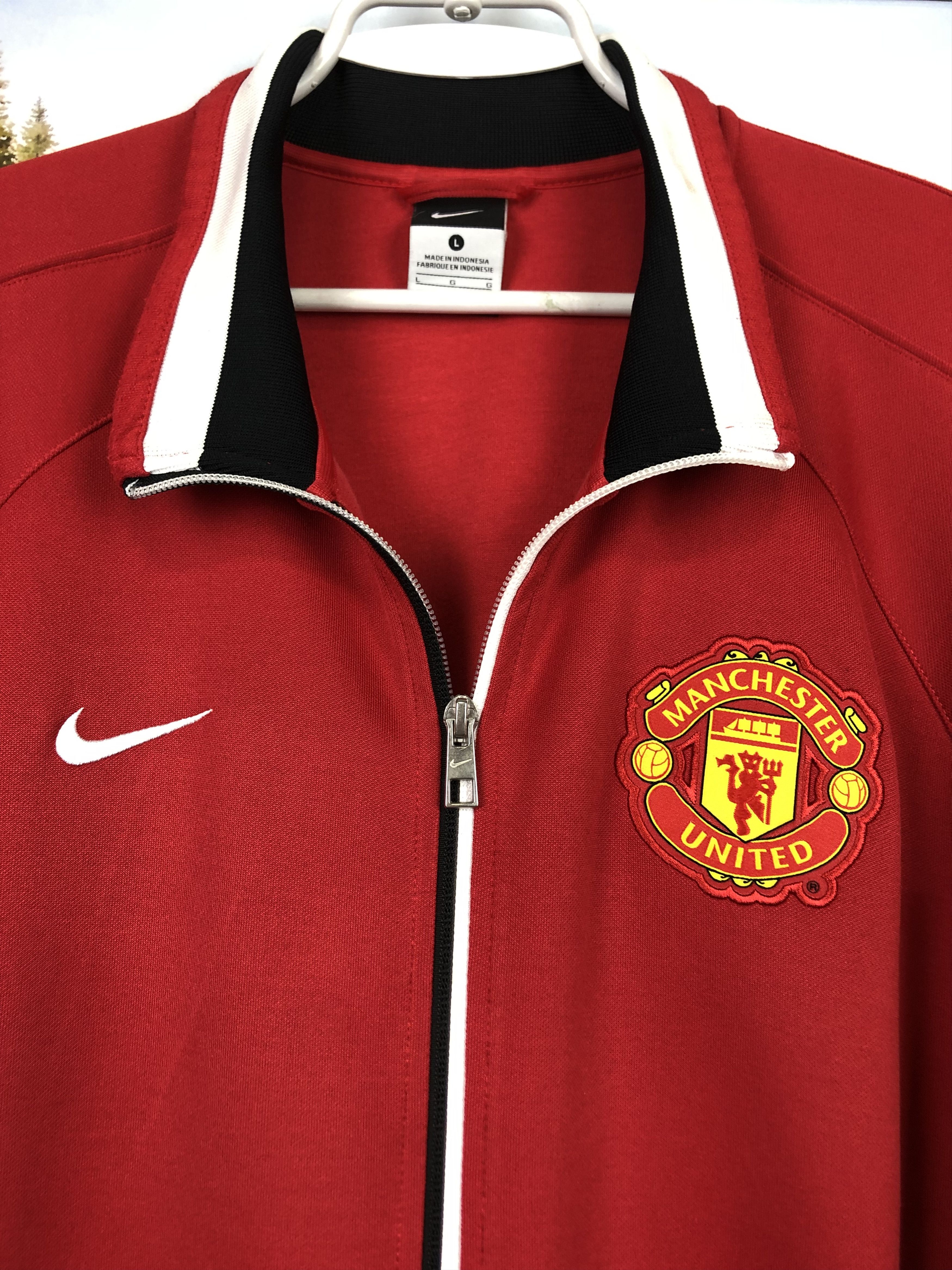 Nike Manchester United Nike Football Jacket Soccer Track Top Mens Size US L / EU 52-54 / 3 - 3 Thumbnail