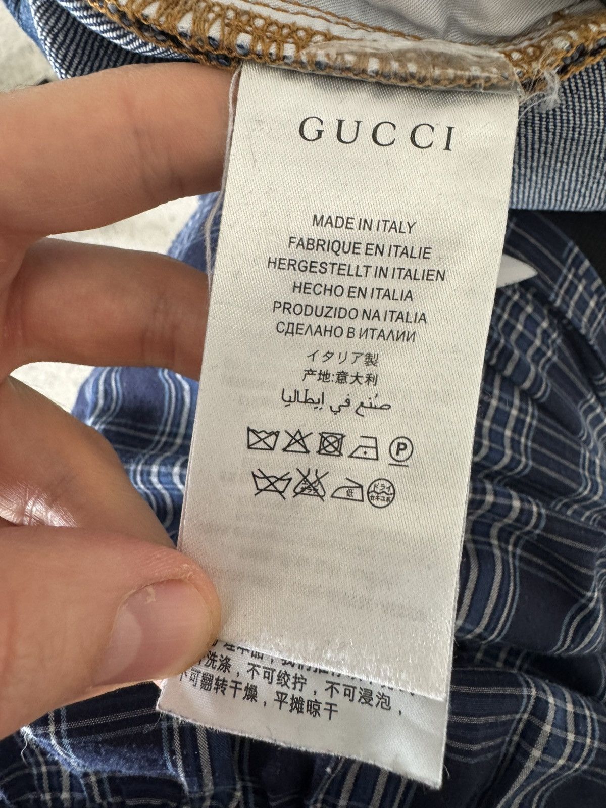 Gucci Gucci Snake Floral Denim Pant Designer Jeans Archive Rare Size US 26 / EU 42 - 9 Thumbnail