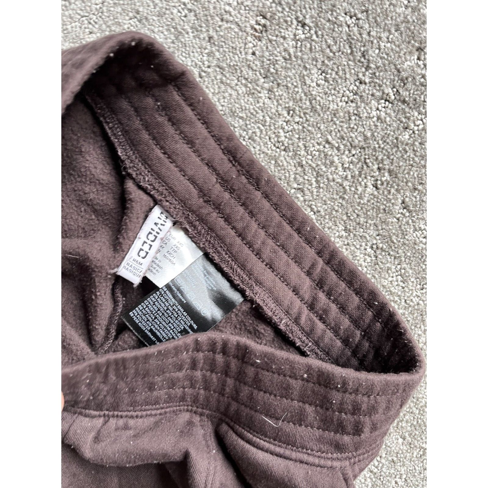 H&M VINTAGE H&M Women’s Sweatpants Pants Activewear 2XS Brown Size 24" / US 00 / IT 34 - 5 Thumbnail
