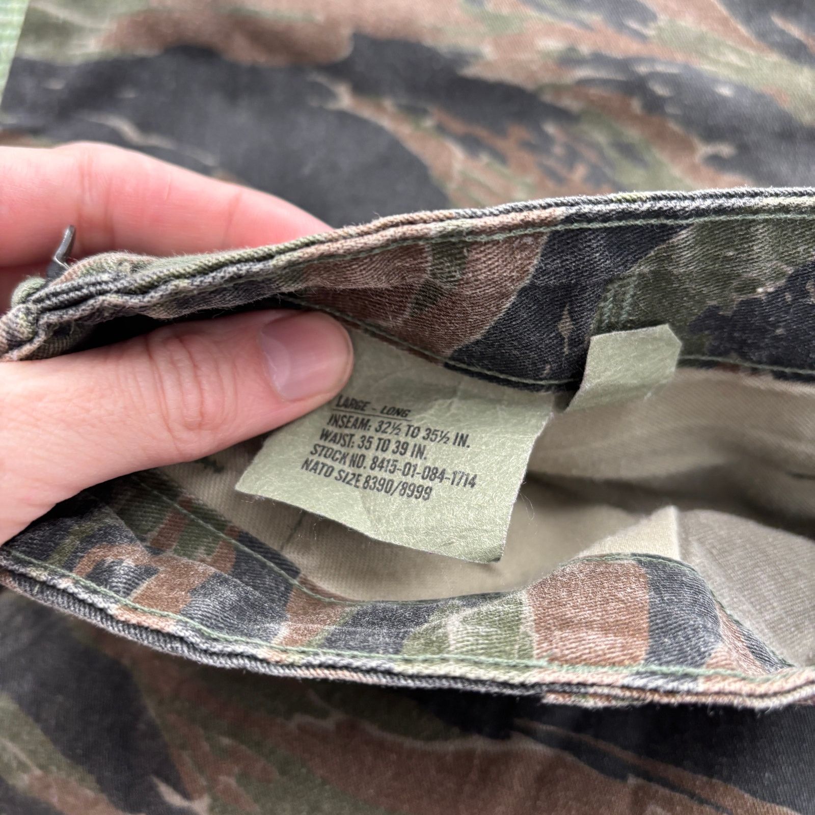 Propper × Vintage Vintage Military Tiger Stripe Cotton Pants Propper Brand L Size US 35 - 5 Thumbnail
