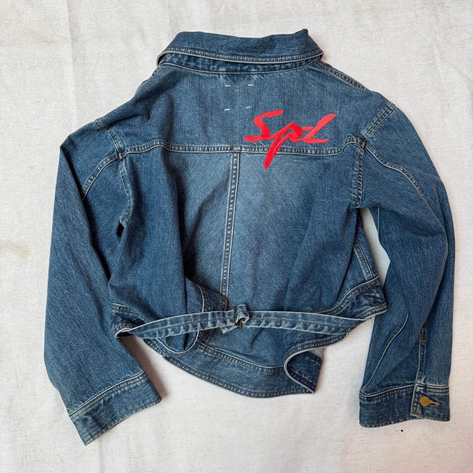 Lee SS19 Self Portrait x Lee Denim Trucker Jacket Women's Medium Size M / US 6-8 / IT 42-44 - 1 Thumbnail