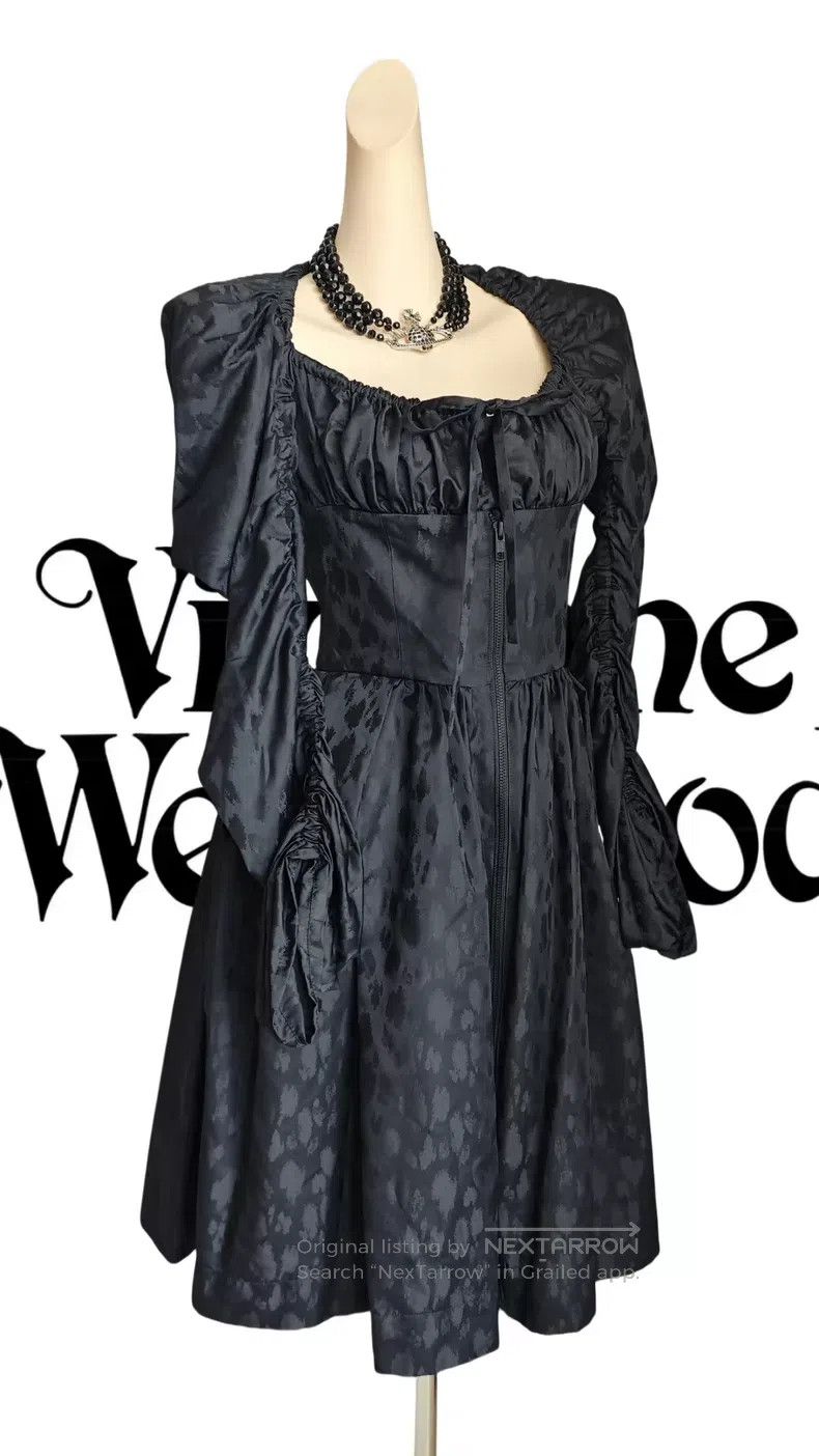 Vivienne Westwood Vivienne Westwood Black Damask Corset Dress Size M / US 6-8 / IT 42-44 - 5 Thumbnail
