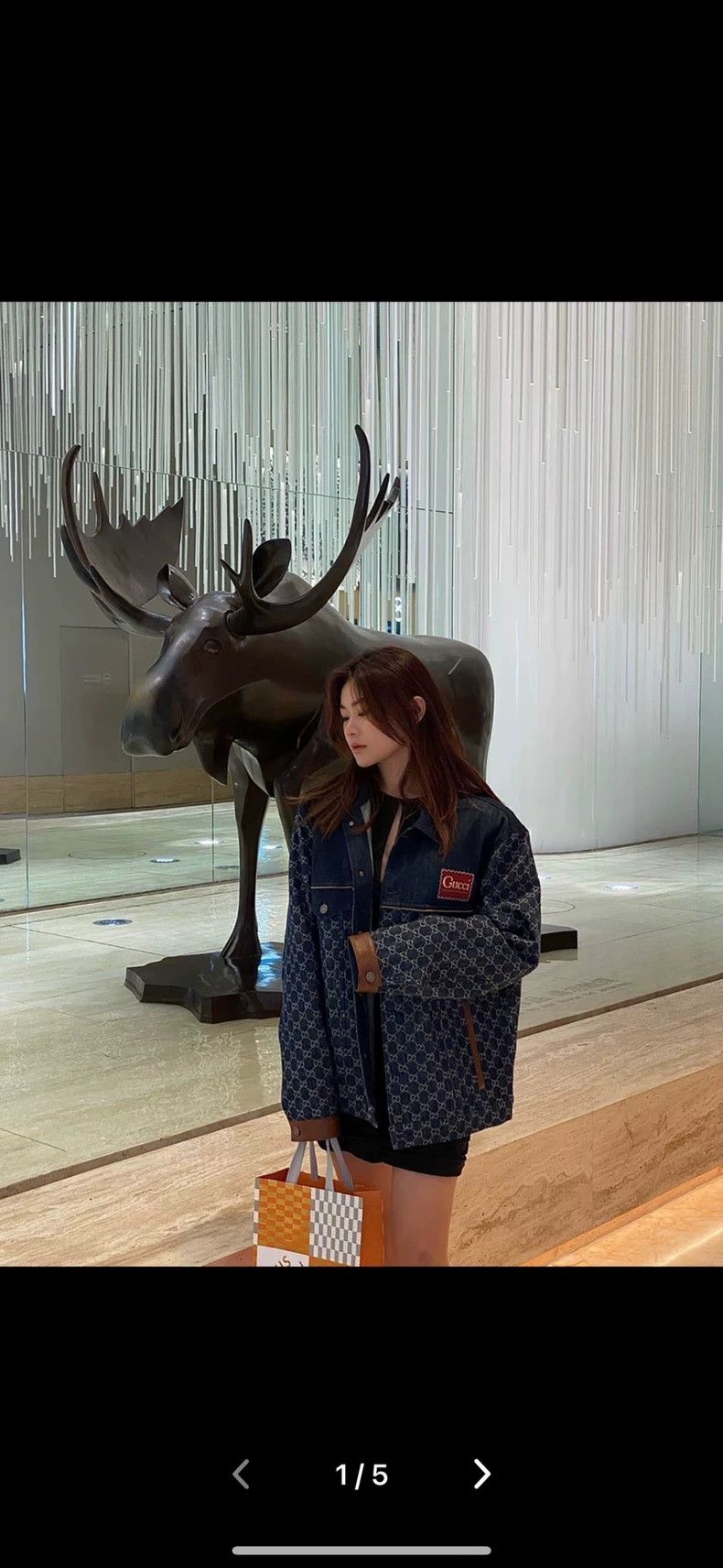 Gucci Gucci Vintage blue double G denim jacket 2502-Nextarrow Size US M / EU 48-50 / 2 - 8 Thumbnail