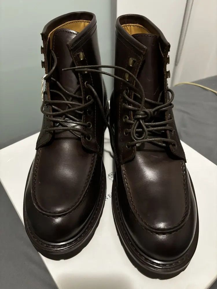 Brunello Cucinelli Brown leather boots 43 Size US 10 / EU 43 - 6 Thumbnail