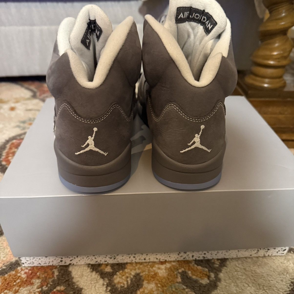 Nike Wolf Grey Jordan 5 Size US 9 / EU 42 - 6 Thumbnail
