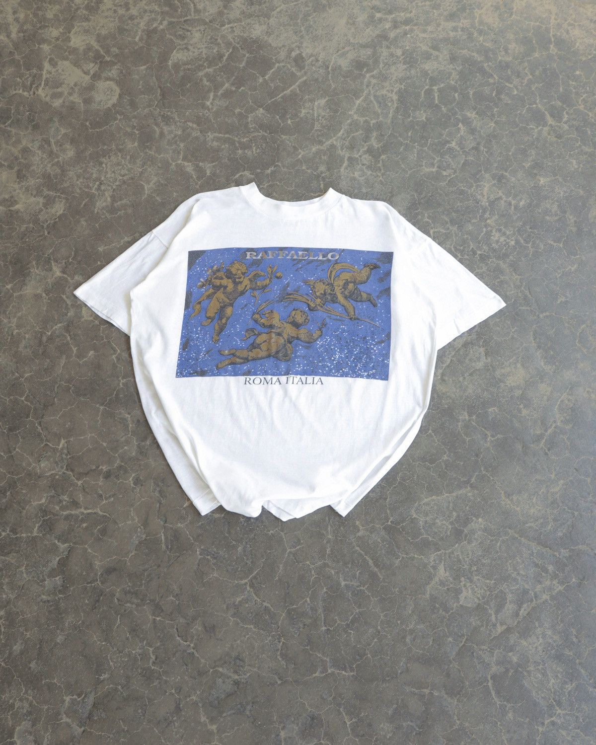 Vintage Vintage 90s Raffelo Leonardo Angel Bible Wings Art USA Tee Size US M / EU 48-50 / 2 - 4 Thumbnail