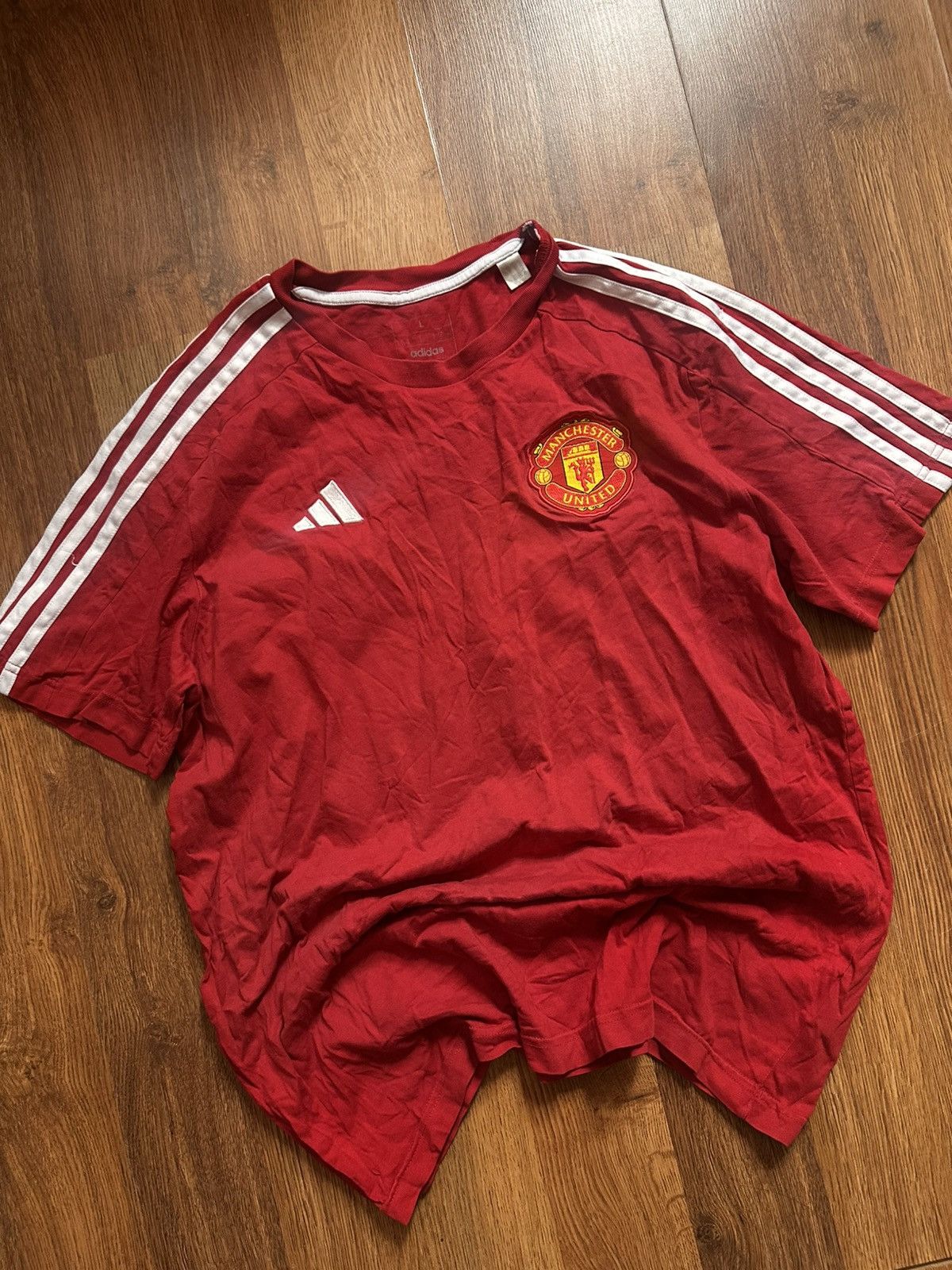 Adidas 🔥 Adidas Manchester United Tee – Size L 🔥 Y2K Size US L / EU 52-54 / 3 - 2 Thumbnail