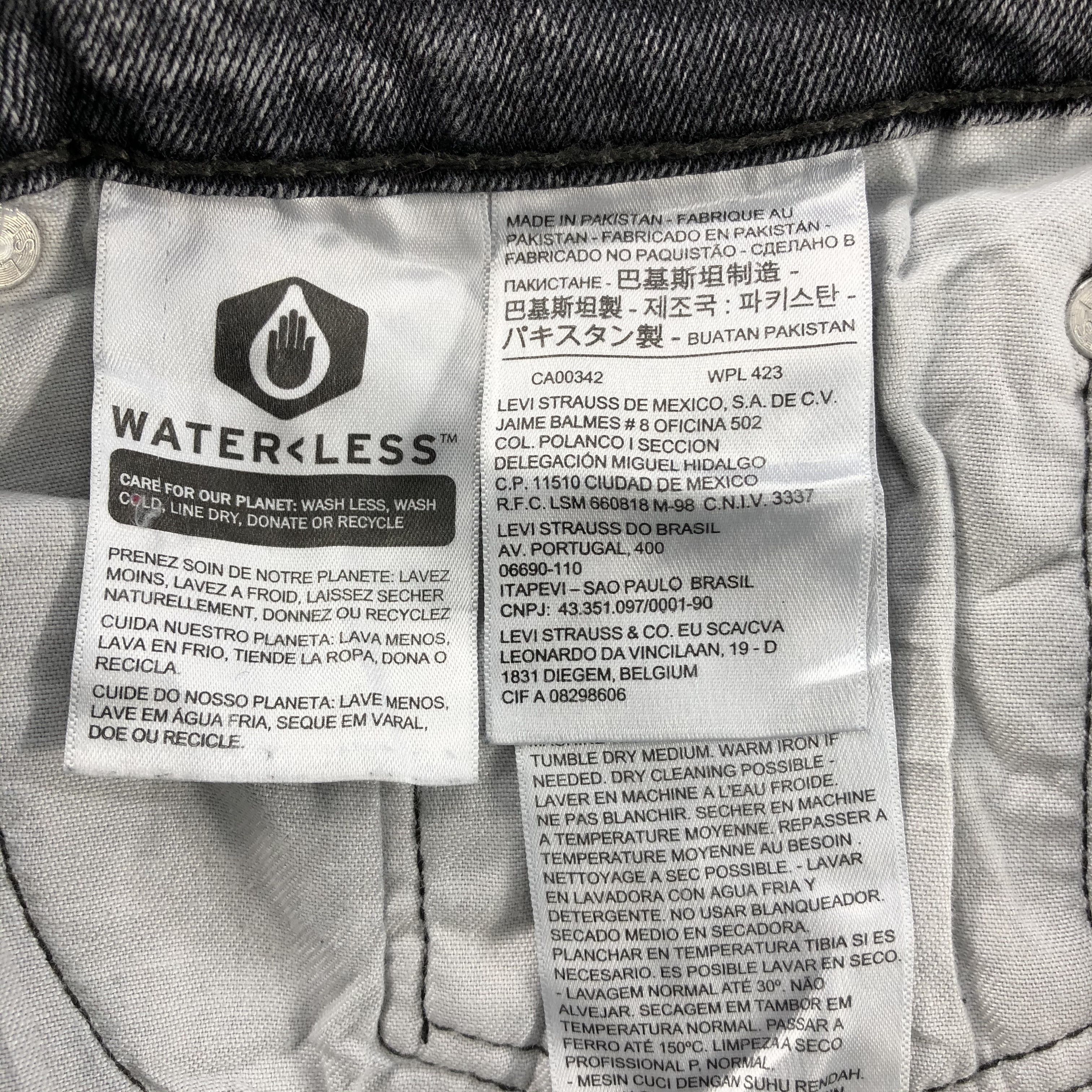 Levi's × Vintage Vintage Levis 569 Faded Black Jeans-JM1712 Size US 41 - 10 Thumbnail