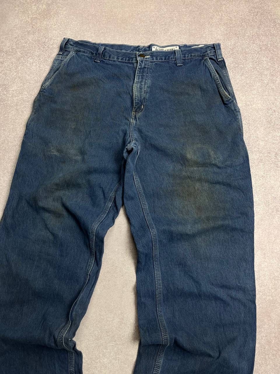 Carhartt × Vintage Vintage Carhartt Baggy Dungaree Denim Jeans Y2K 38 Size US 38 / EU 54 - 4 Thumbnail