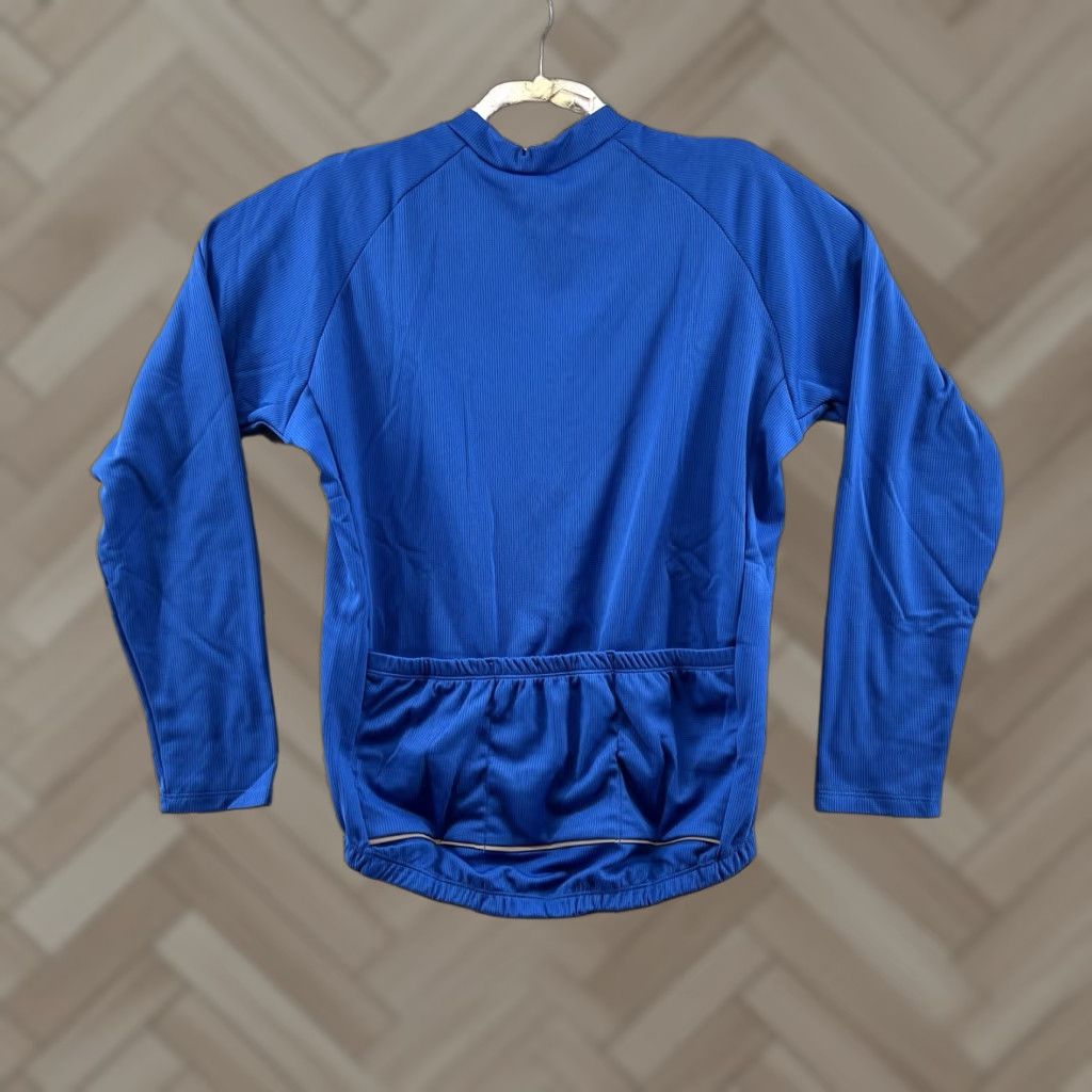 Vintage Bora Jacket L Men Blue Full Zip Cycling Polyester Solid Pledge Titanium? Size US L / EU 52-54 / 3 - 1 Thumbnail