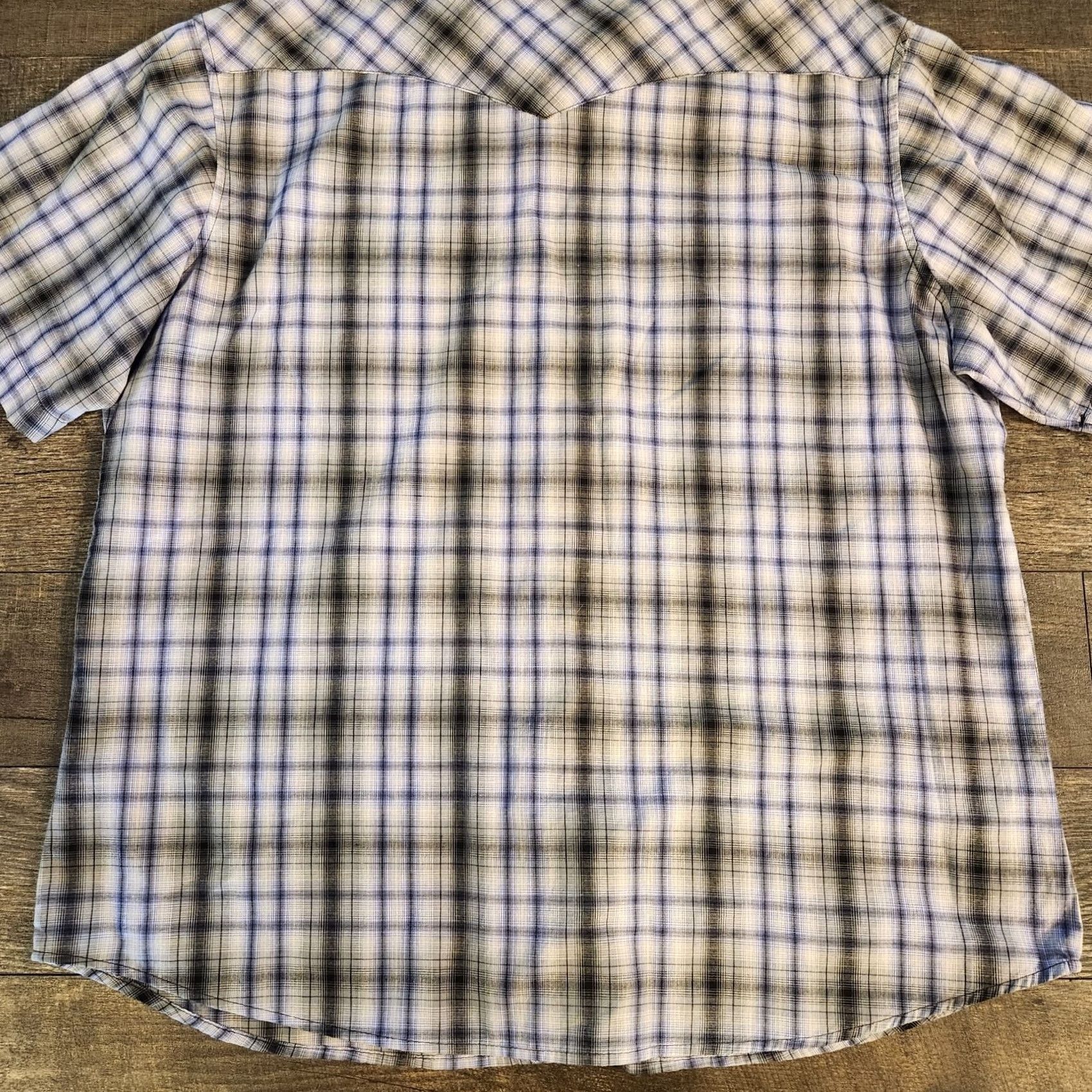 Wrangler VINTAGE Wrangler Western Saw Tooth Pearl Snap Mens XL Cowboy Plaid Shirt Size US XL / EU 56 / 4 - 7 Thumbnail
