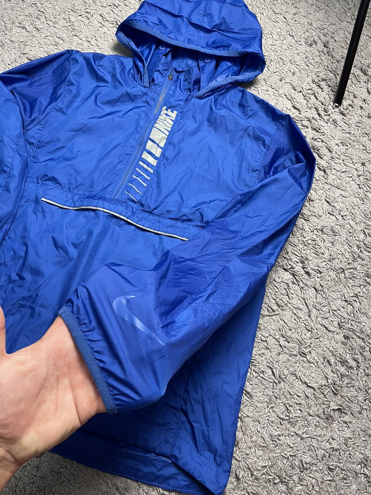 Nike Nike Anorak Swoosh Logo Blue Size S Size US S / EU 44-46 / 1 - 3 Thumbnail