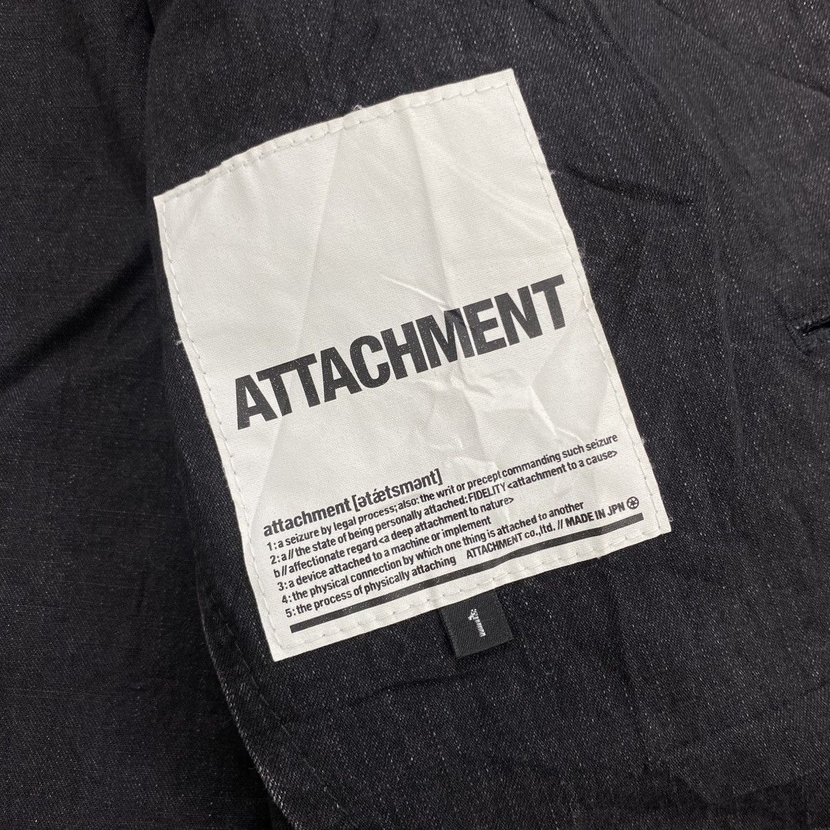 Attachment 2000s Kazuki Kumagai Attachment Blazer Denim Avang Garde Lgb Size 38R - 8 Thumbnail