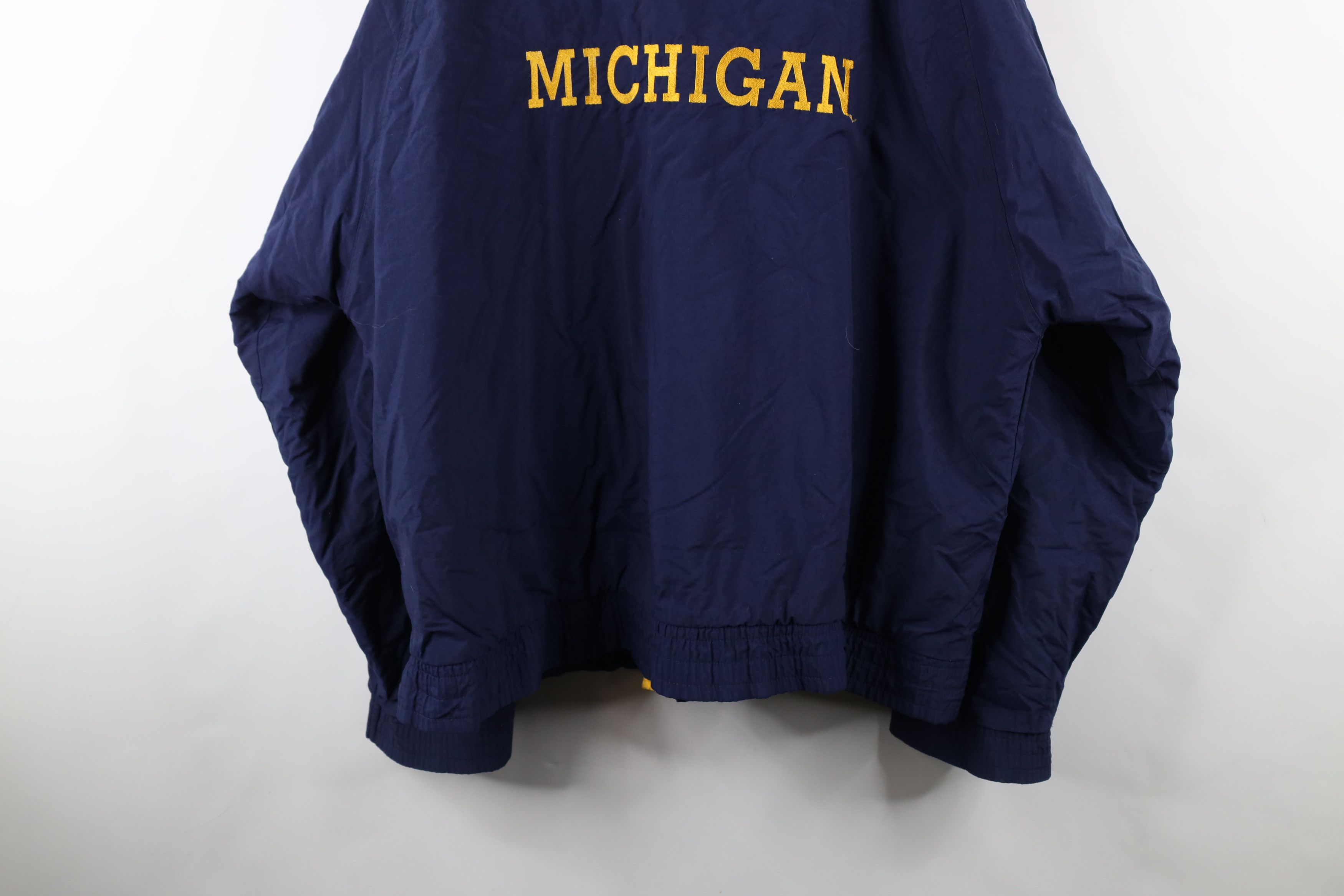 Champion × Vintage Vintage 90s Champion University of Michigan Lined Jacket Size US XXL / EU 58 / 5 - 14 Thumbnail