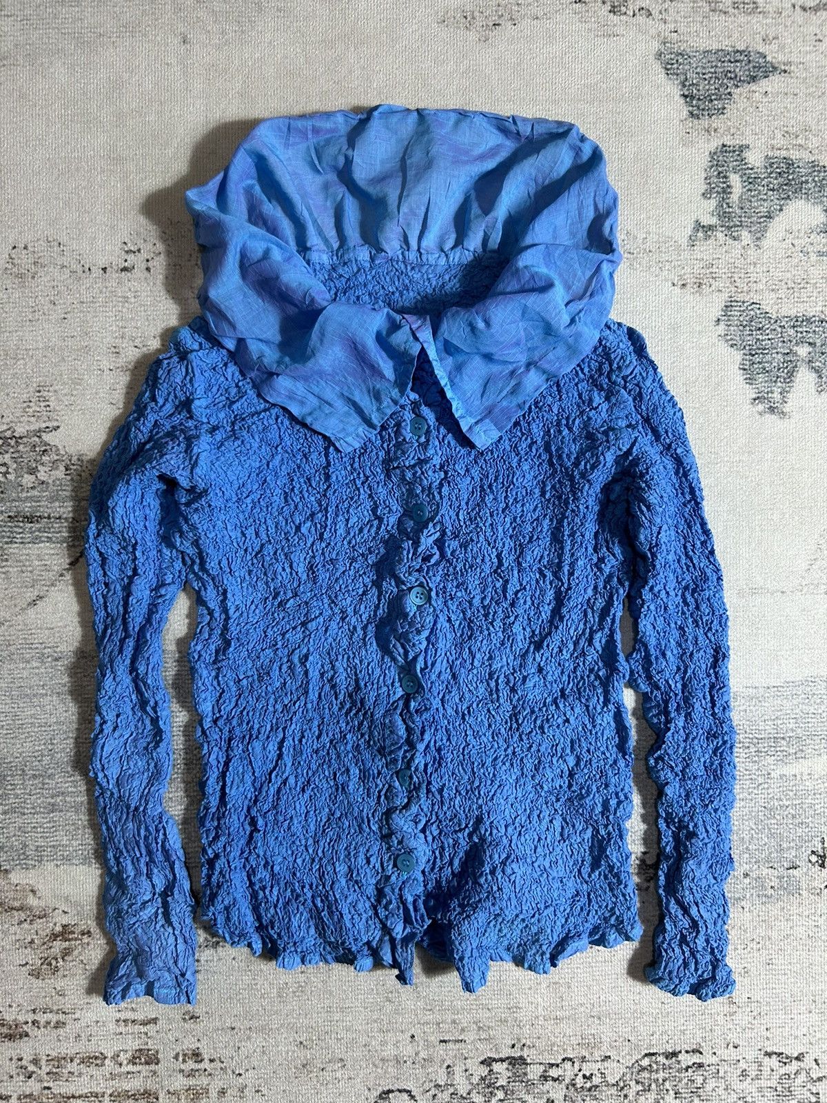 Issey Miyake 💥BINDING OFFER💥Archive Issey Miyake Pleated Blouse Size M / US 6-8 / IT 42-44 - 1 Thumbnail