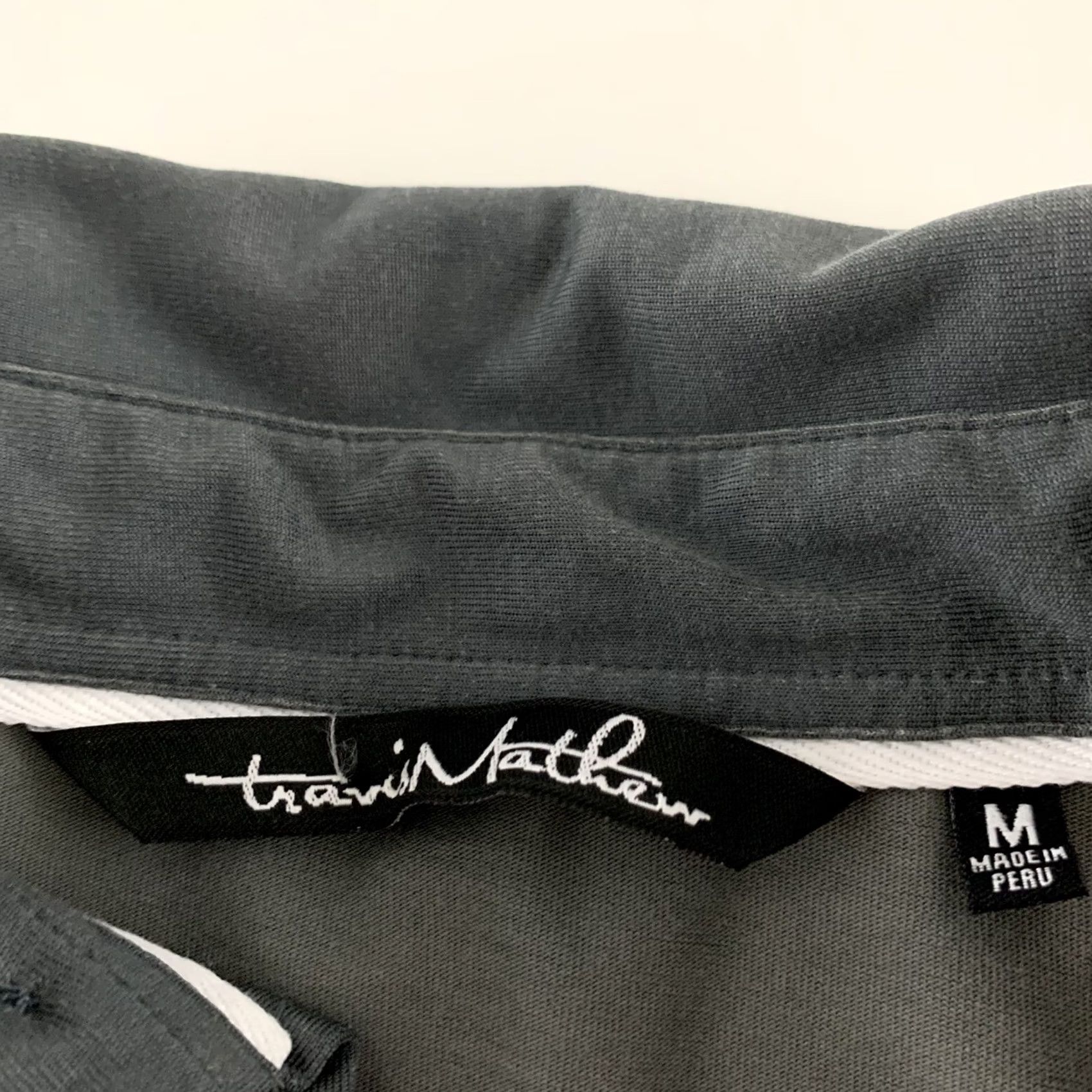 TravisMathew Travis Mathew Polo Shirt Short Sleeve Men’s Size M Gray Size US M / EU 48-50 / 2 - 4 Thumbnail
