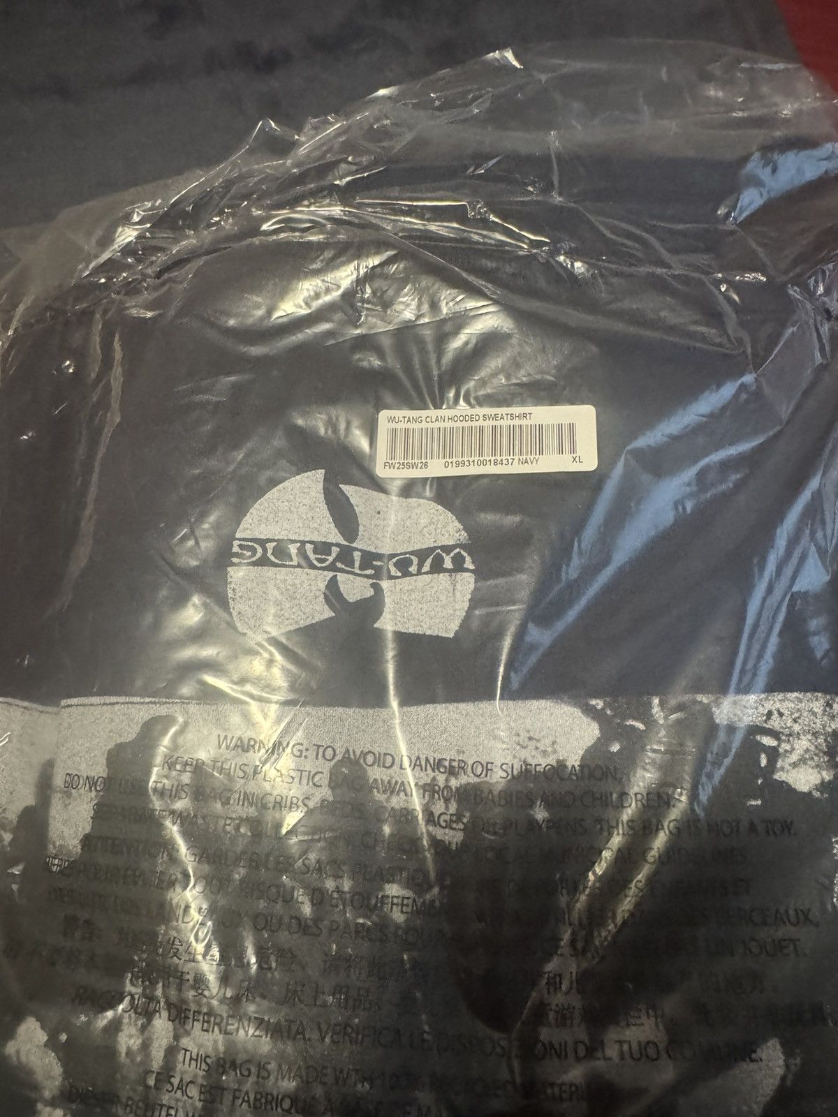 Supreme Supreme Wu-Tang Clan Hooded Sweatshirt Navy XL Size US XL / EU 56 / 4 - 2 Thumbnail