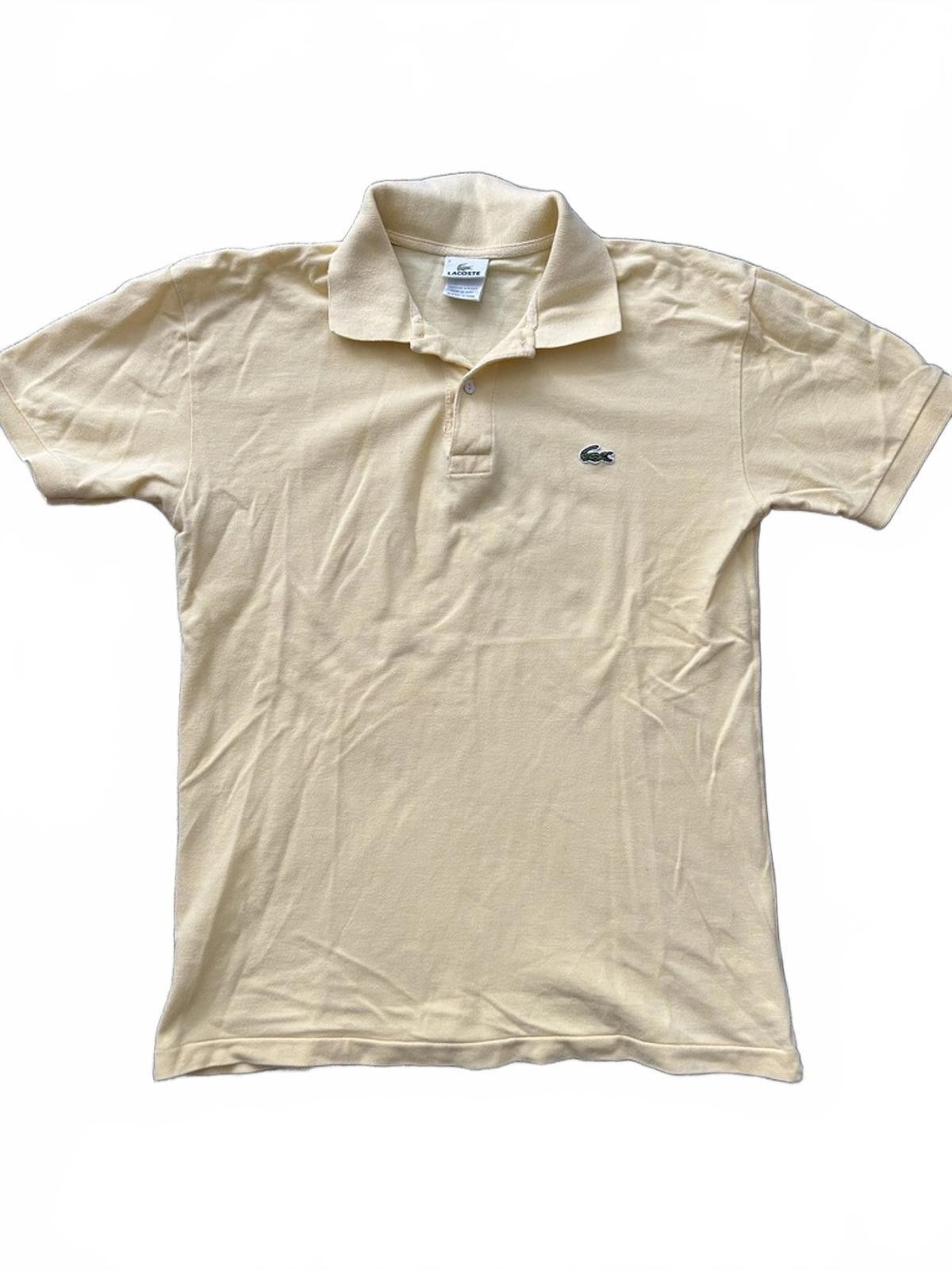 Lacoste Lacoste Men's Yellow Polo Shirt - Size 7 (XL) Size US XL / EU 56 / 4 - 1 Thumbnail