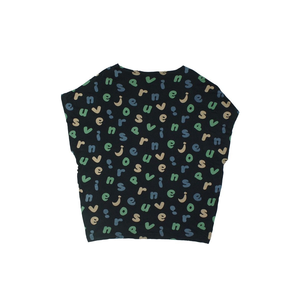 Issey Miyake *NoTariff Mercibeaucoup Letter All Over Print T-Shirt Size ONE SIZE - 4 Thumbnail